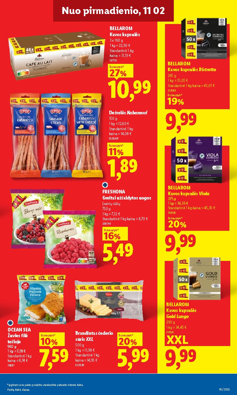 lidl - MAISTO PREKIŲ PASIŪLYMAI (2026-11-02 - 2026-11-08) - page: 23