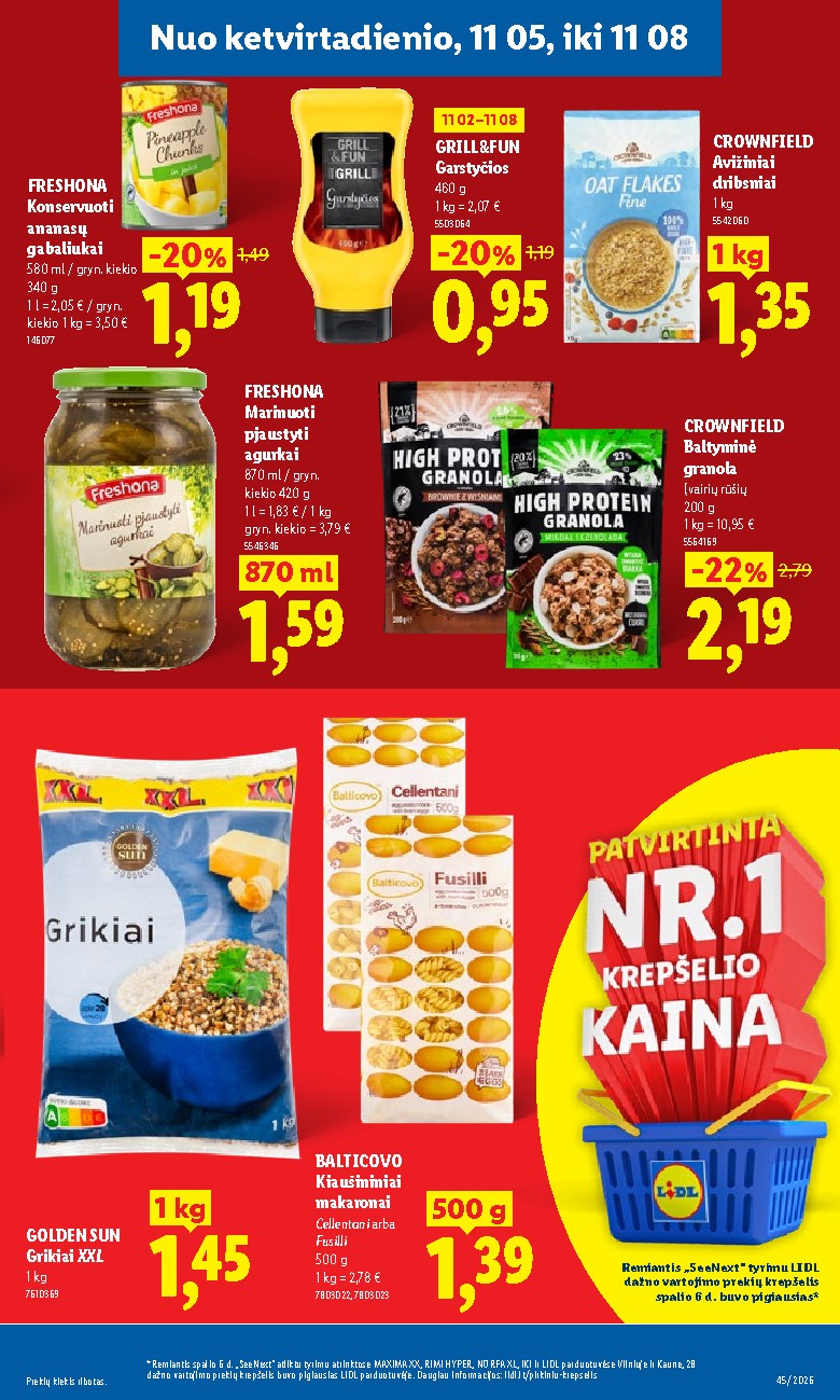 lidl - MAISTO PREKIŲ PASIŪLYMAI (2026-11-02 - 2026-11-08) - page: 27