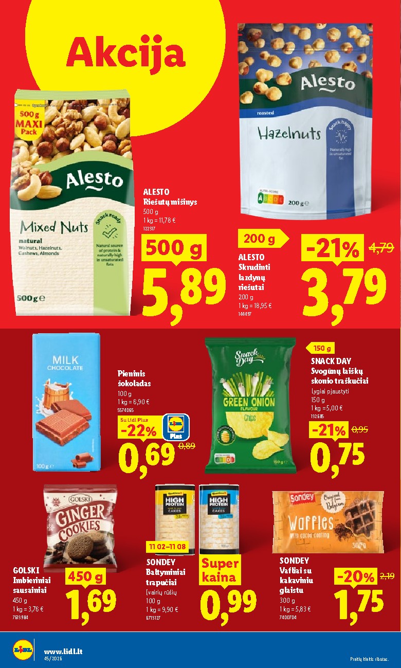 lidl - MAISTO PREKIŲ PASIŪLYMAI (2026-11-02 - 2026-11-08) - page: 30