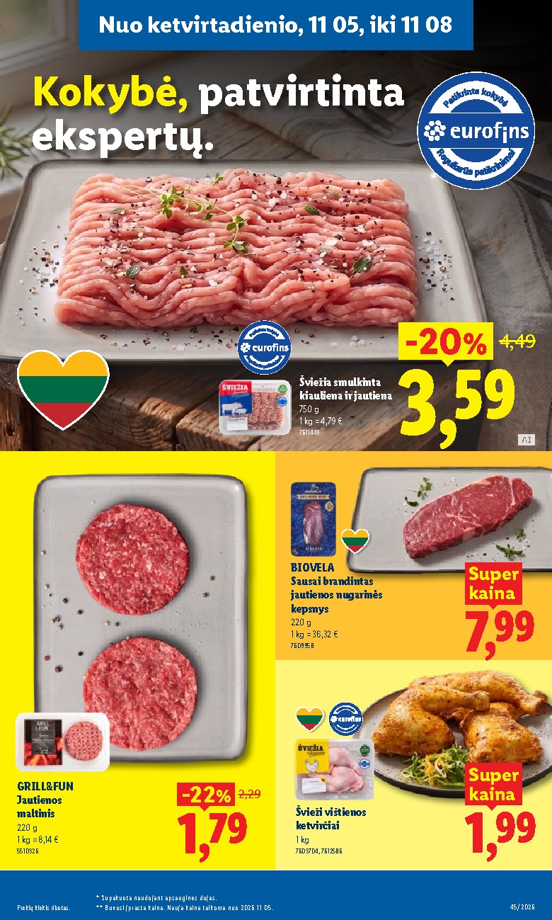 lidl - MAISTO PREKIŲ PASIŪLYMAI (2026-11-02 - 2026-11-08) - page: 35