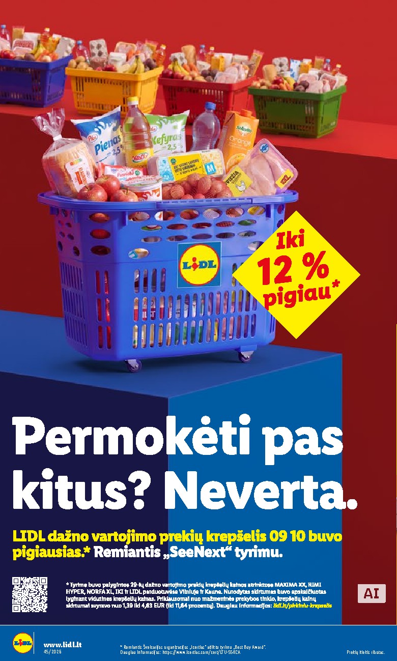lidl - MAISTO PREKIŲ PASIŪLYMAI (2026-11-02 - 2026-11-08) - page: 6
