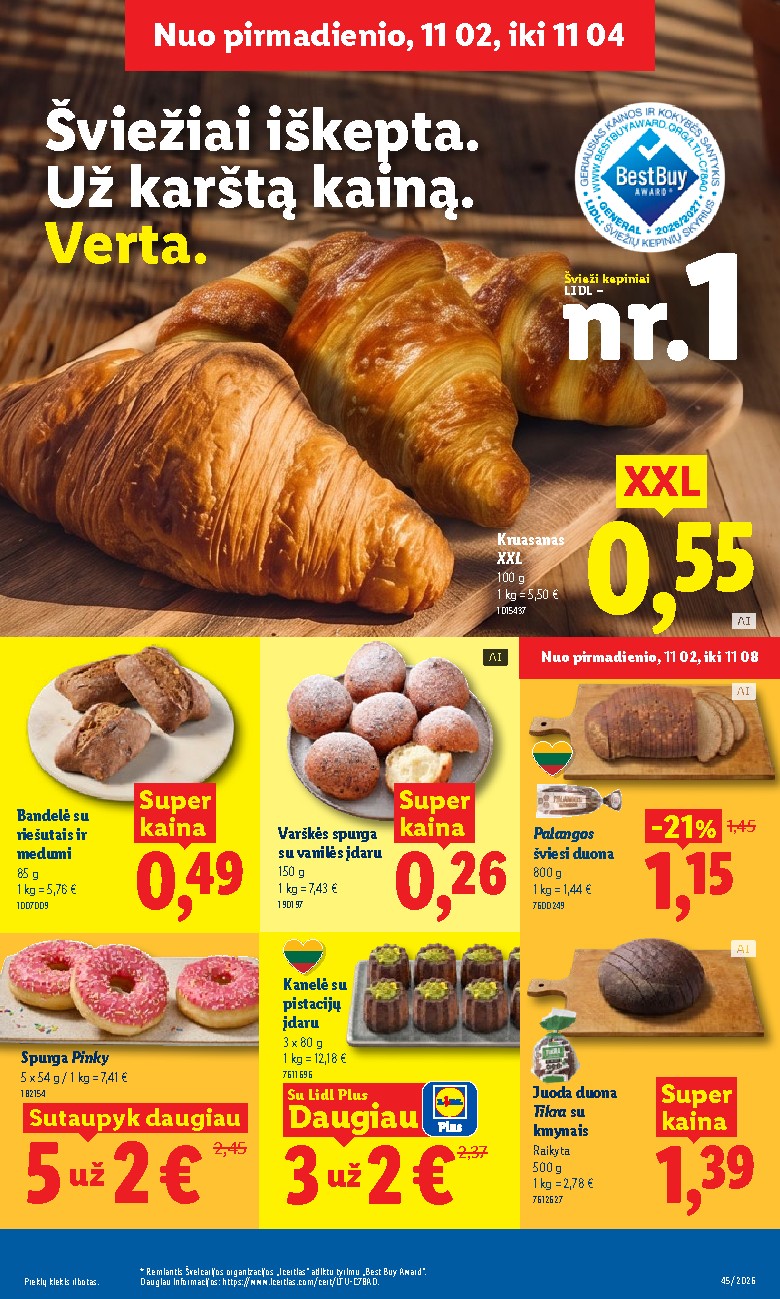 lidl - MAISTO PREKIŲ PASIŪLYMAI (2026-11-02 - 2026-11-08) - page: 7