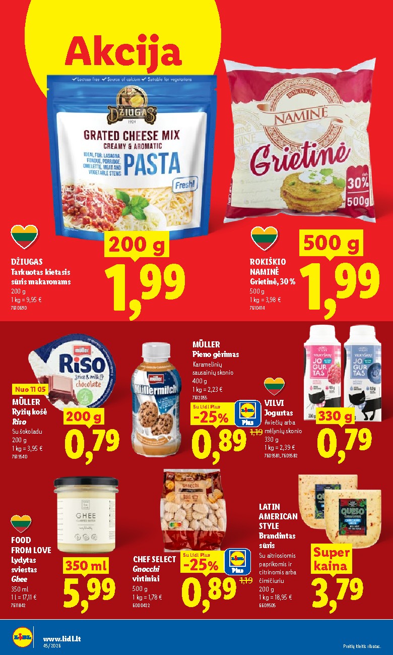 lidl - MAISTO PREKIŲ PASIŪLYMAI (2026-11-02 - 2026-11-08) - page: 10