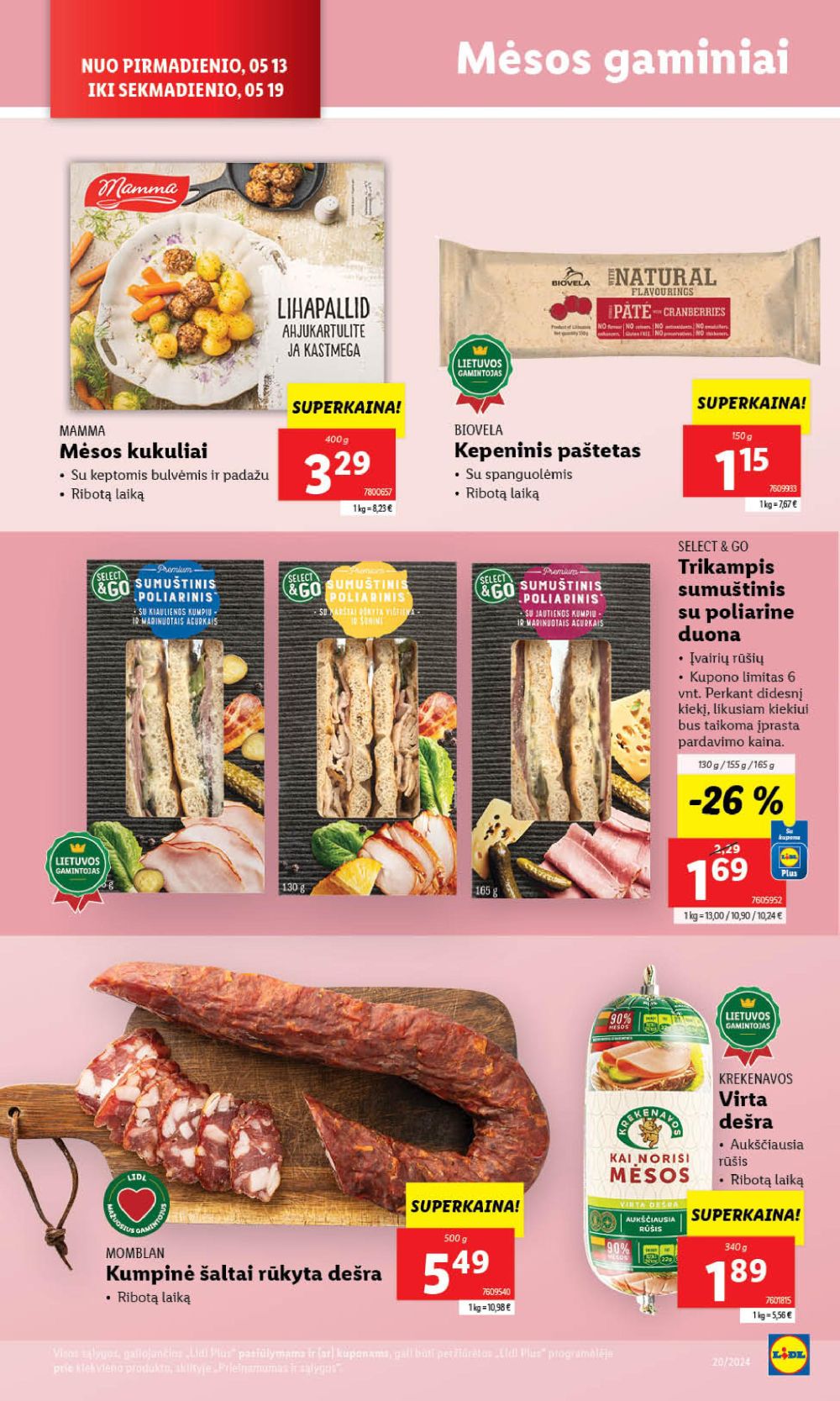 lidl - LIDL - Maisto prekių pasiūlymai (2024 05 16 - 2024 05 19) - page: 34