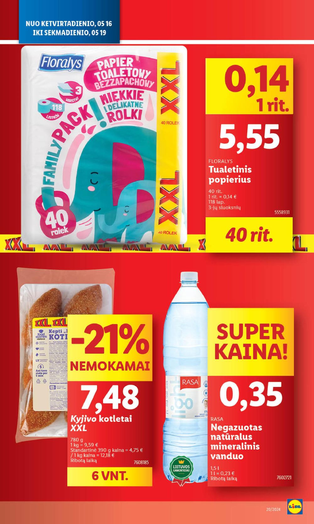 lidl - LIDL - Maisto prekių pasiūlymai (2024 05 16 - 2024 05 19) - page: 4