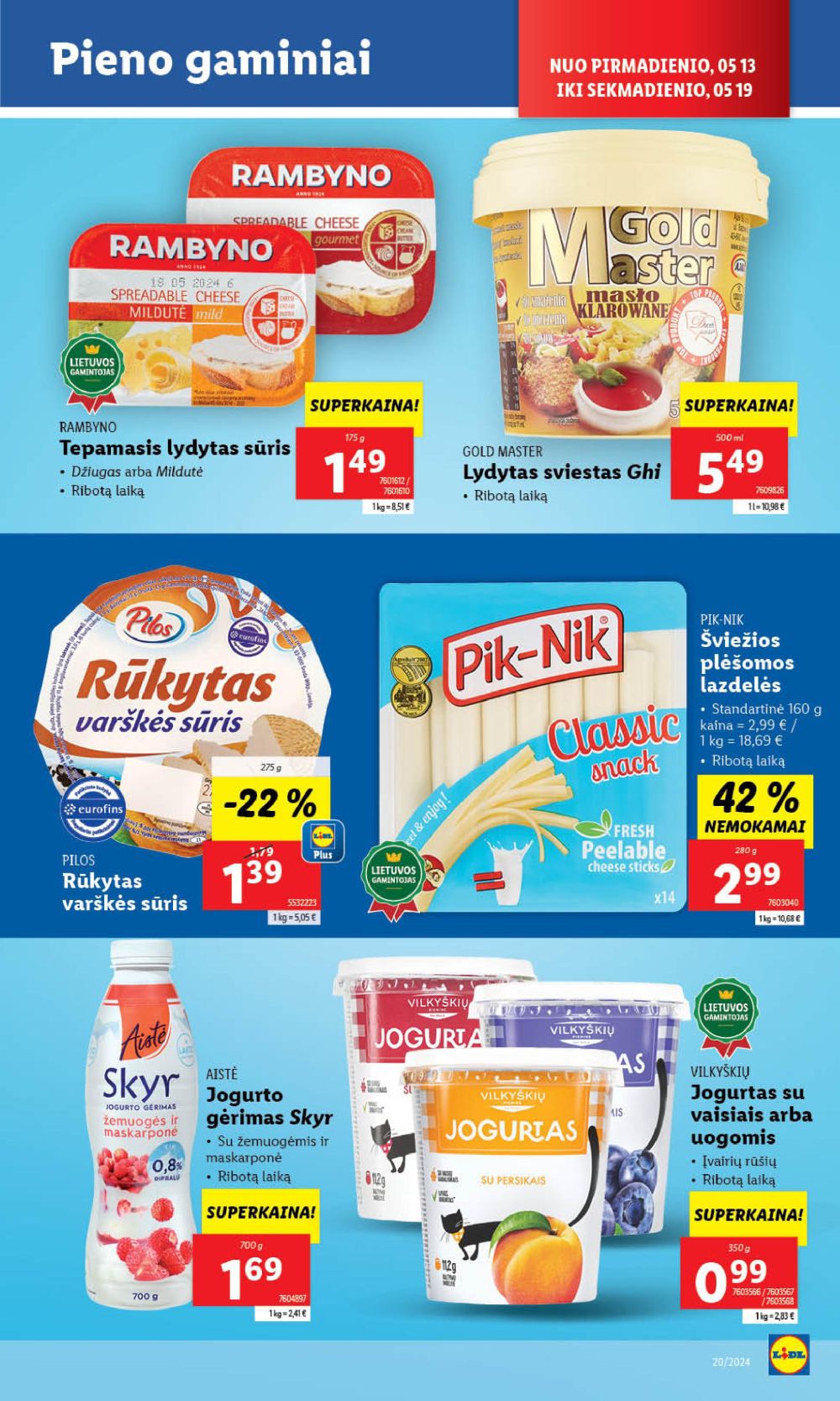 lidl - LIDL - Maisto prekių pasiūlymai (2024 05 16 - 2024 05 19) - page: 31