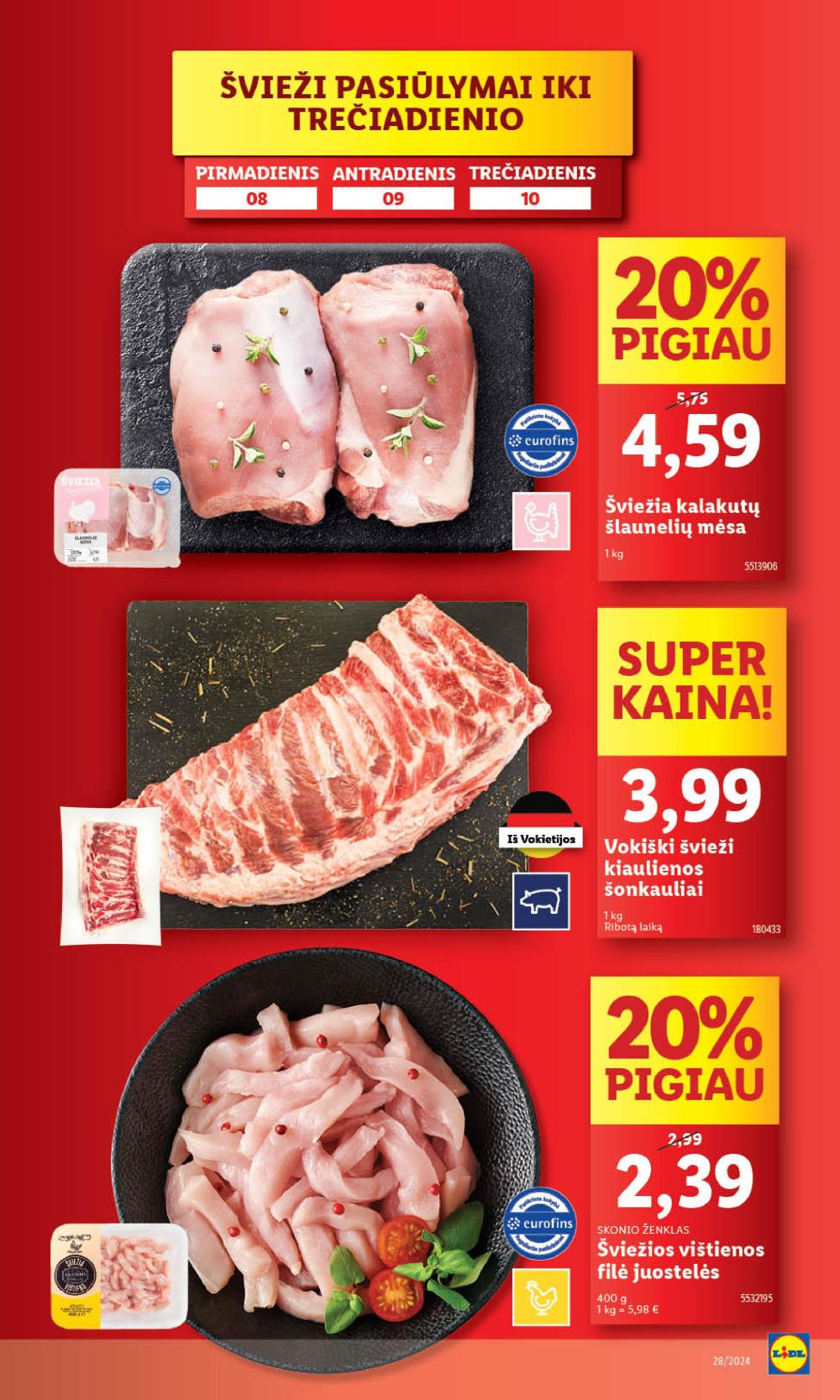 lidl - LIDL - Maisto prekių pasiūlymai (2024 07 08 - 2024 07 14) - page: 3