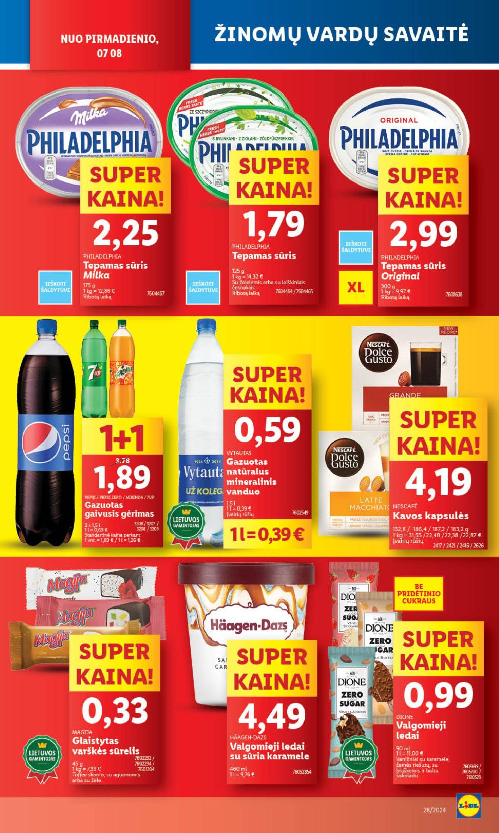 lidl - LIDL - Maisto prekių pasiūlymai (2024 07 08 - 2024 07 14) - page: 12