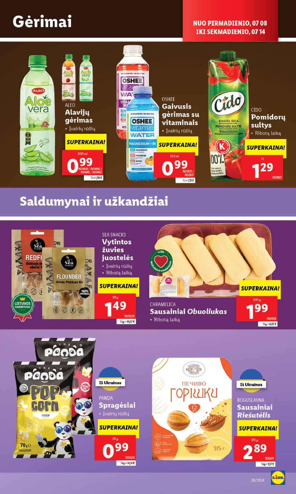 lidl - LIDL - Maisto prekių pasiūlymai (2024 07 08 - 2024 07 14) - page: 27