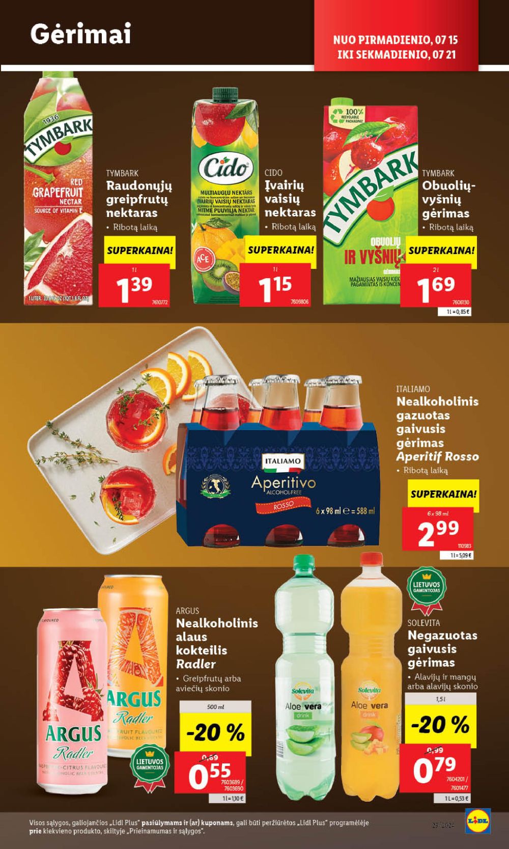 lidl - LIDL - Maisto prekių pasiūlymai (2024 07 15 - 2024 07 21) - page: 29