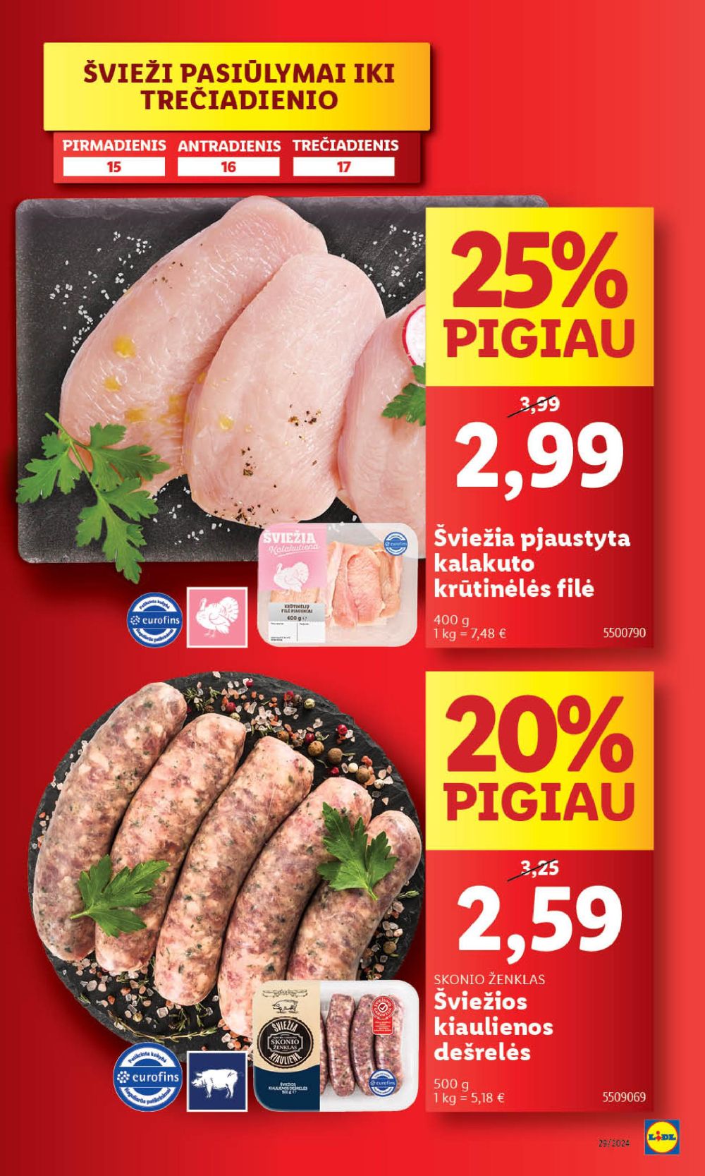 lidl - LIDL - Maisto prekių pasiūlymai (2024 07 15 - 2024 07 21) - page: 8