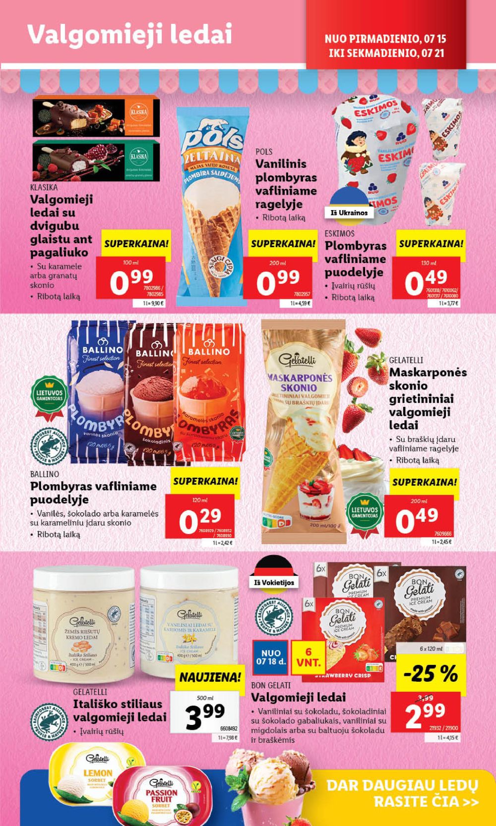 lidl - LIDL - Maisto prekių pasiūlymai (2024 07 15 - 2024 07 21) - page: 23