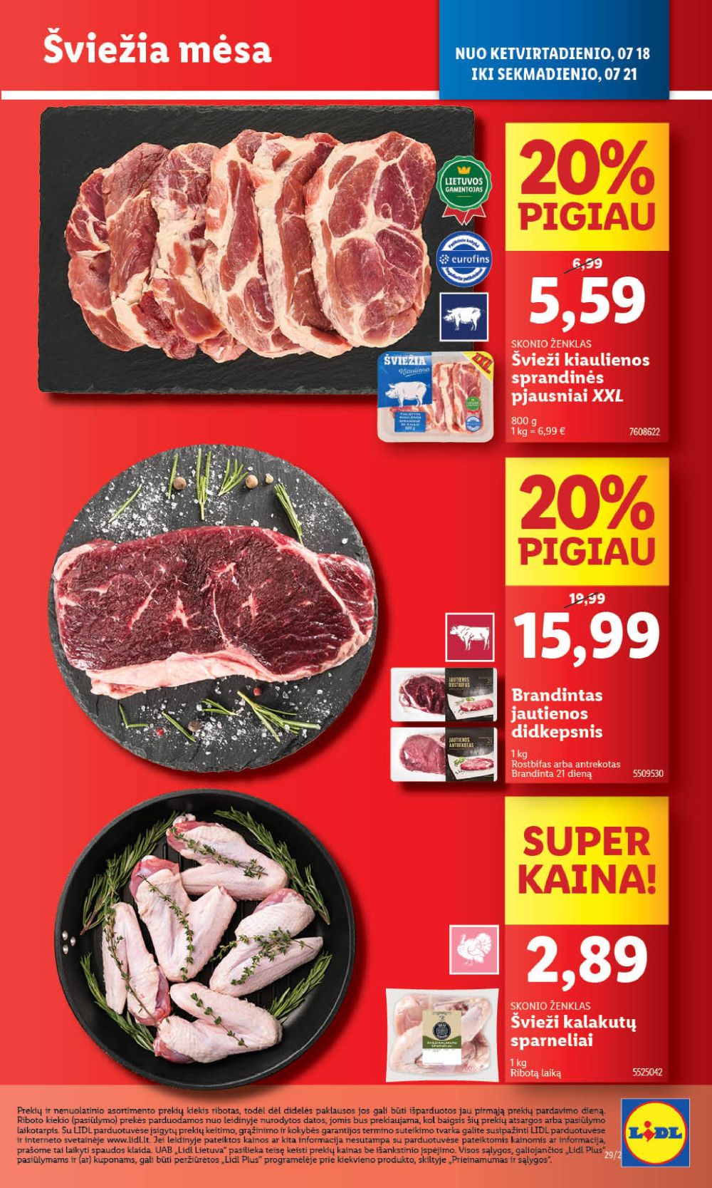 lidl - LIDL - Maisto prekių pasiūlymai (2024 07 15 - 2024 07 21) - page: 41