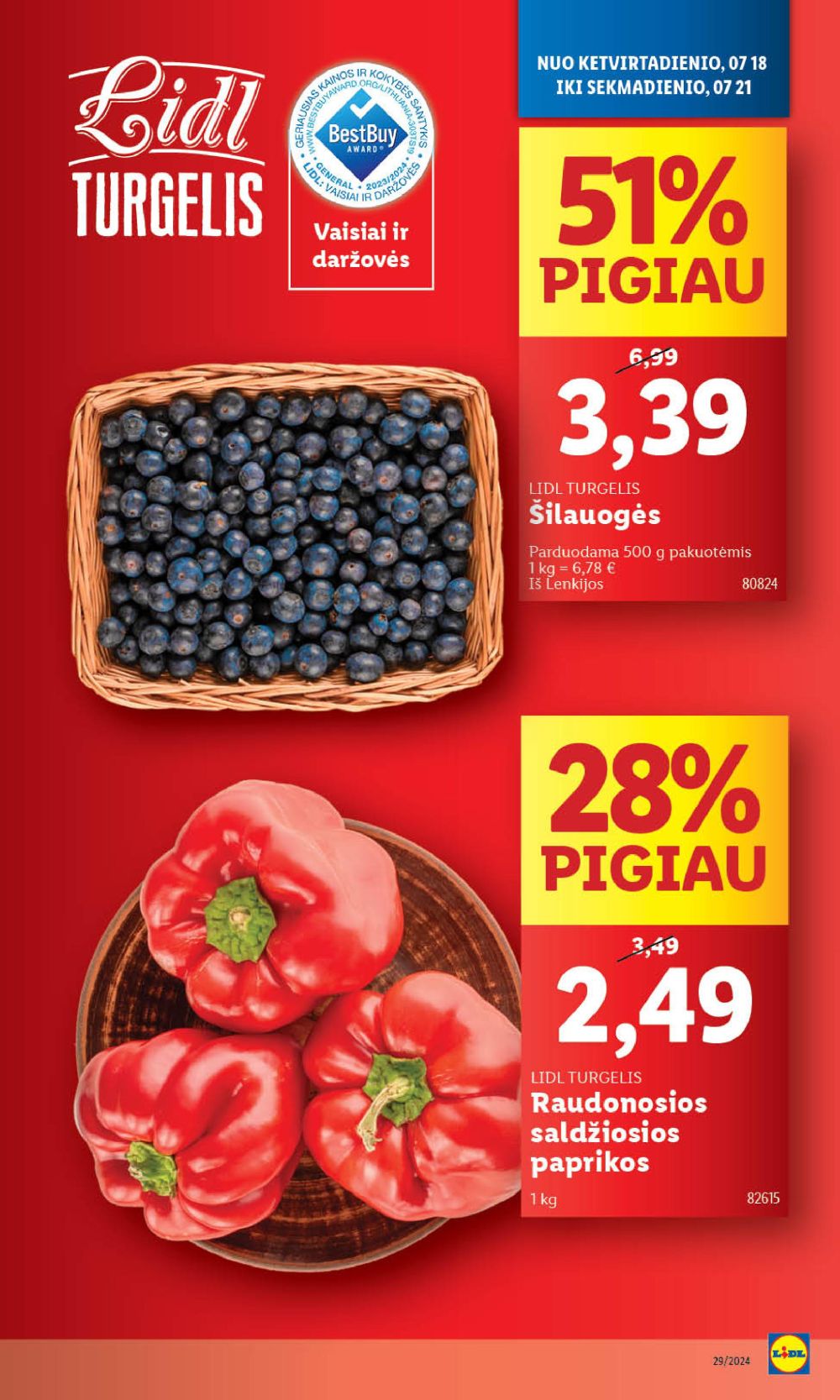 lidl - LIDL - Maisto prekių pasiūlymai (2024 07 15 - 2024 07 21) - page: 42