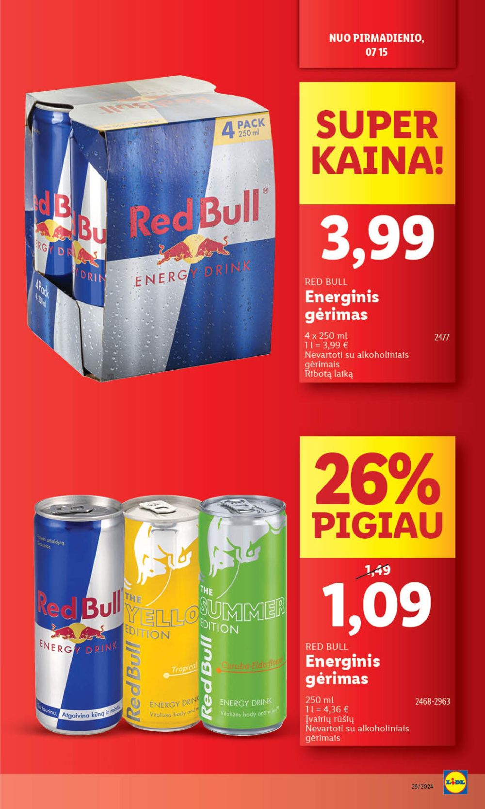 lidl - LIDL - Maisto prekių pasiūlymai (2024 07 15 - 2024 07 21) - page: 13