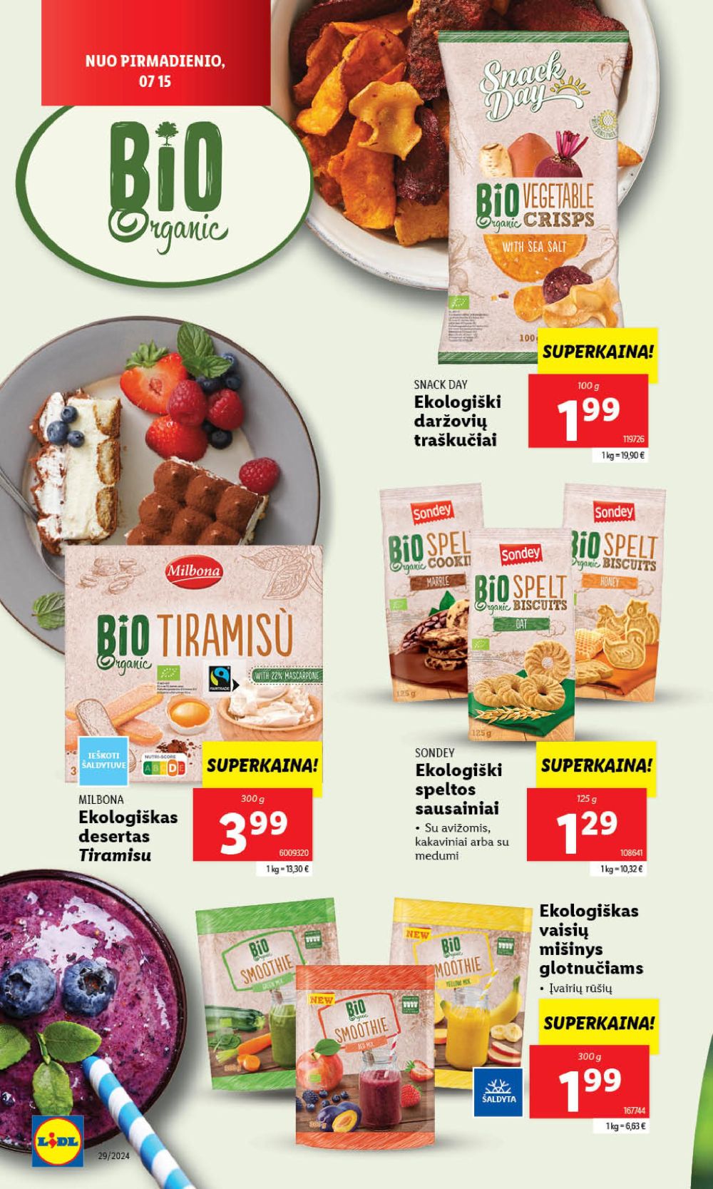 lidl - LIDL - BIO ORGANIC - tausokime planetą (2024 07 15 - 2024 07 21) - page: 6