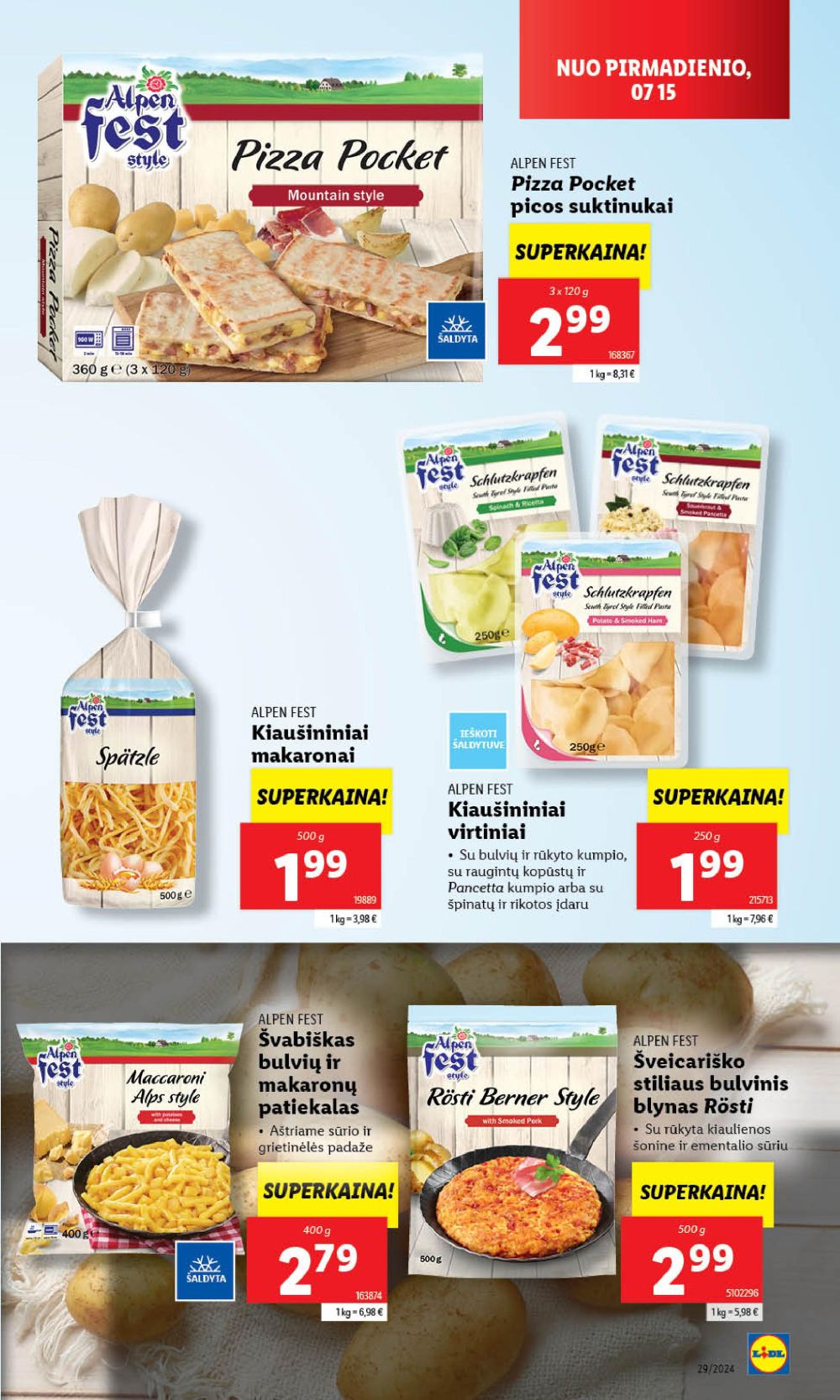 lidl - LIDL - Alpių virtuvės tradicijos (2024 07 15 - 2024 07 21) - page: 5