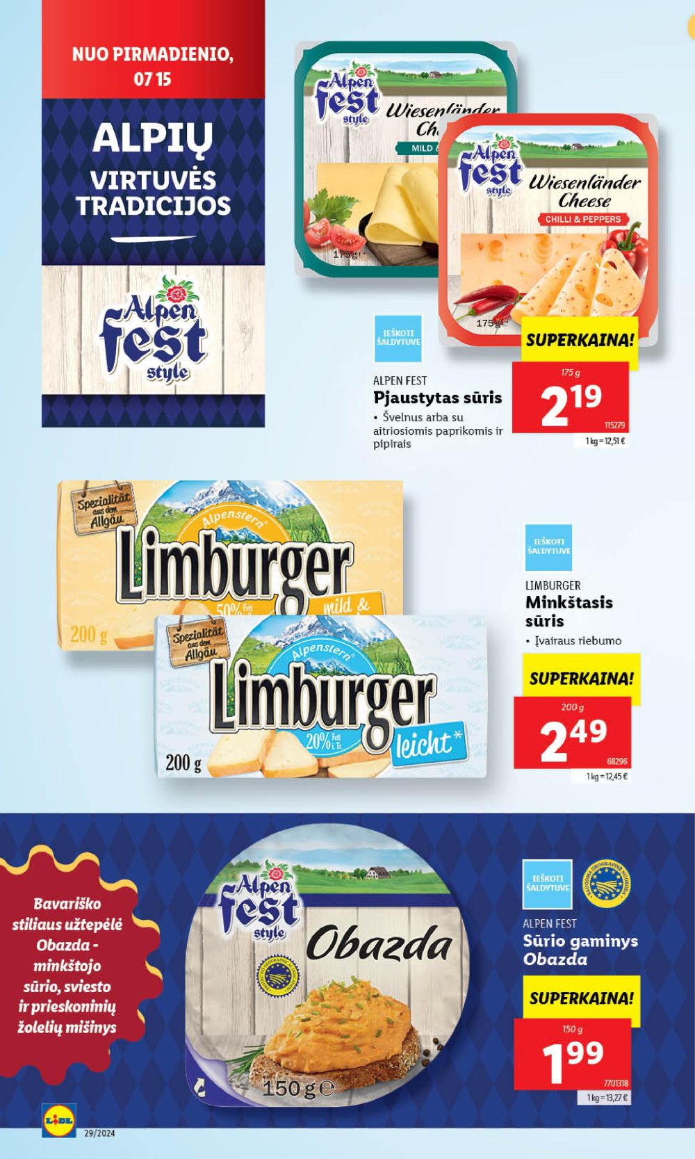 lidl - LIDL - Alpių virtuvės tradicijos (2024 07 15 - 2024 07 21) - page: 2