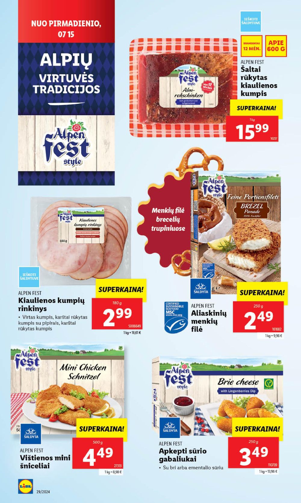 lidl - LIDL - Alpių virtuvės tradicijos (2024 07 15 - 2024 07 21) - page: 4