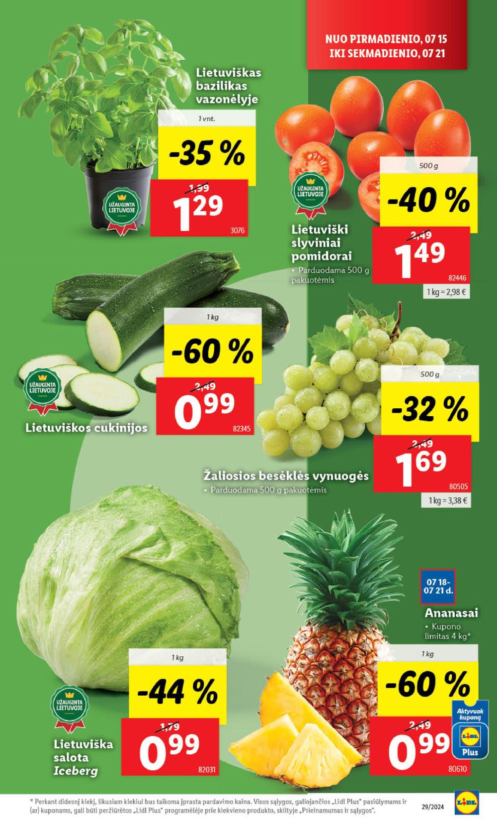 lidl - LIDL - Maisto prekių pasiūlymai (2024 07 18 - 2024 07 21) - page: 15