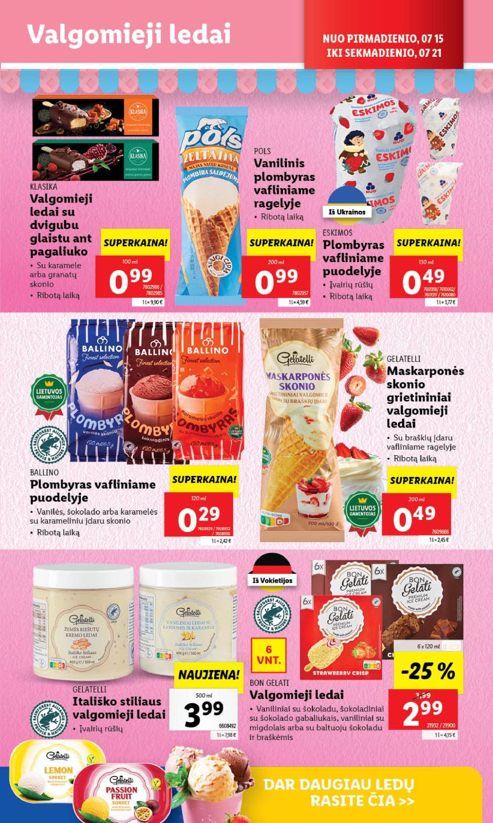 lidl - LIDL - Maisto prekių pasiūlymai (2024 07 18 - 2024 07 21) - page: 32