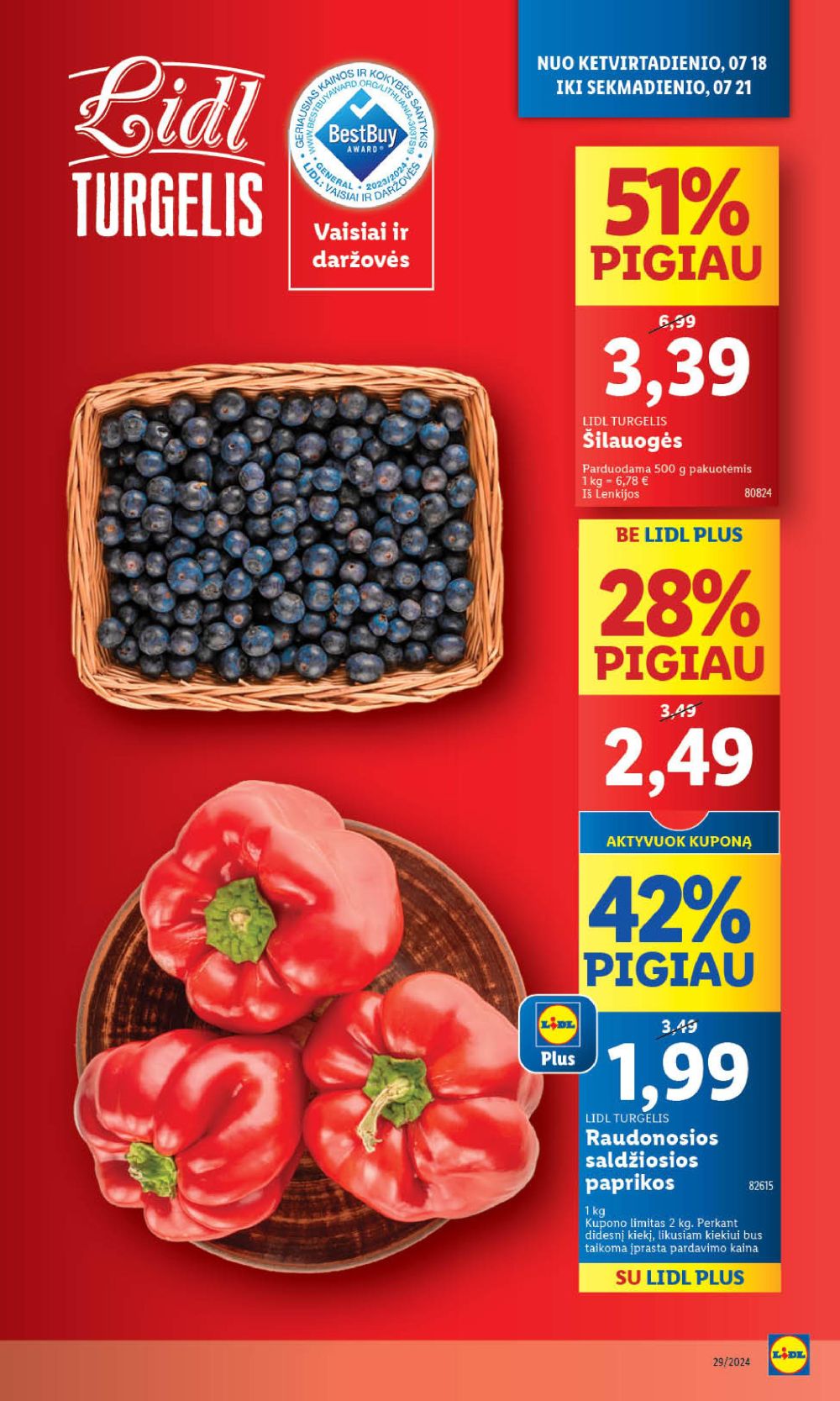 lidl - LIDL - Maisto prekių pasiūlymai (2024 07 18 - 2024 07 21) - page: 5