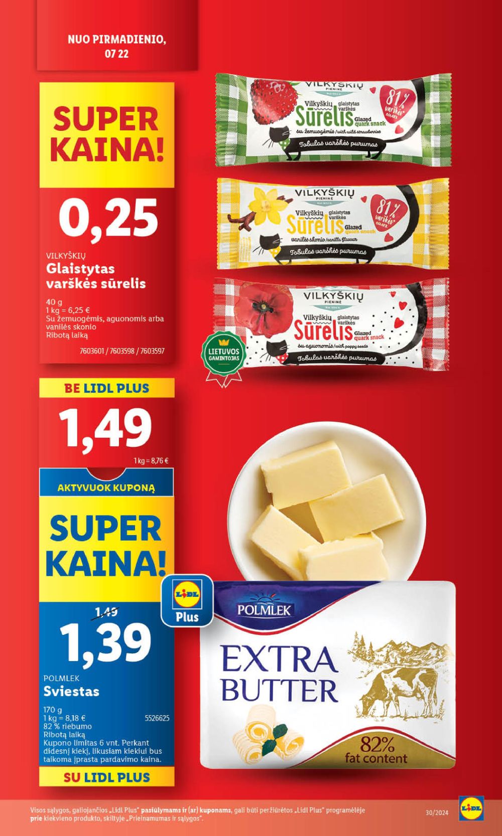 lidl - LIDL - Maisto prekių pasiūlymai (2024 07 22 - 2024 07 28) - page: 12