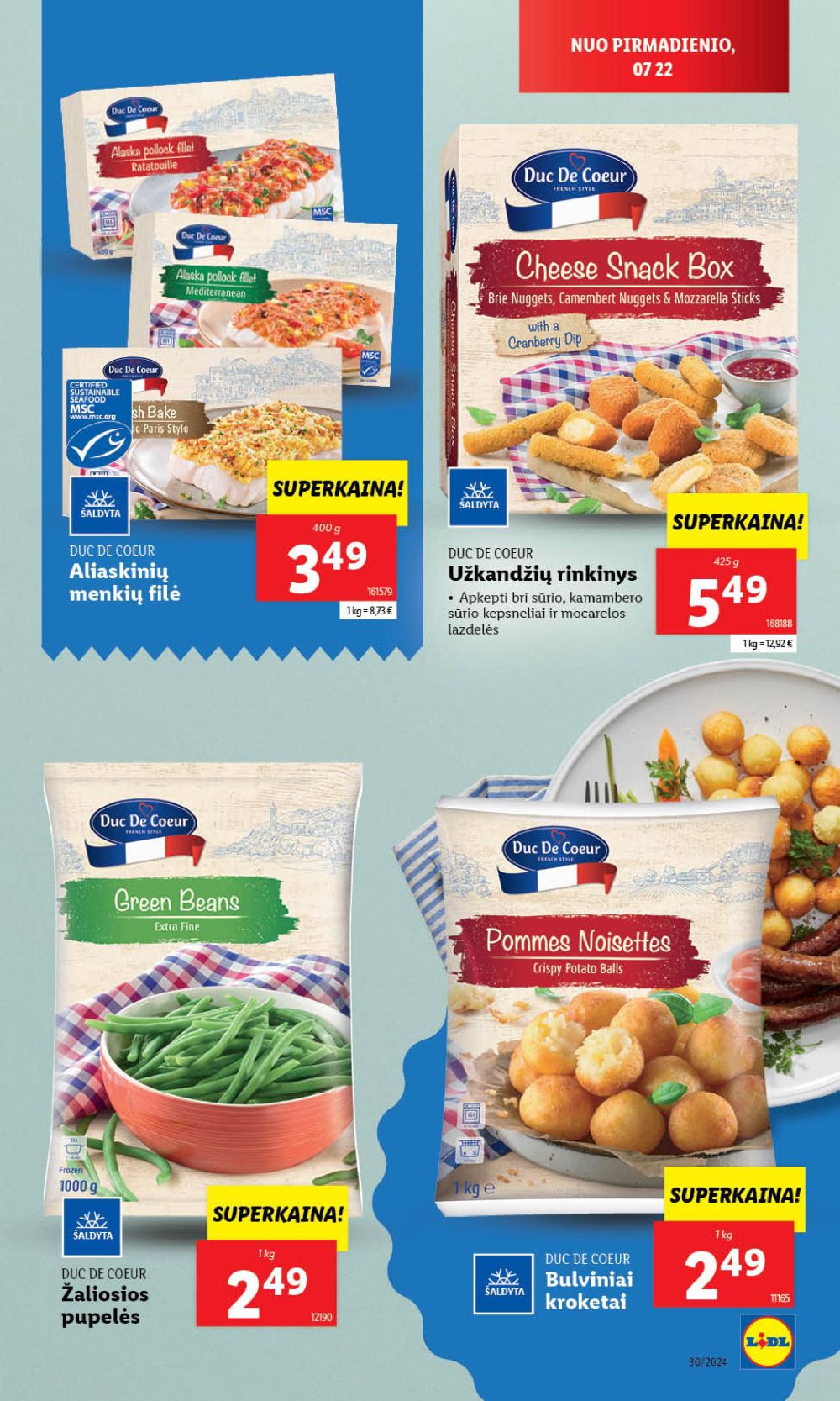 lidl - LIDL - Prancūzų virtuvės tradicijos (2024 07 22 - 2024 07 28) - page: 9