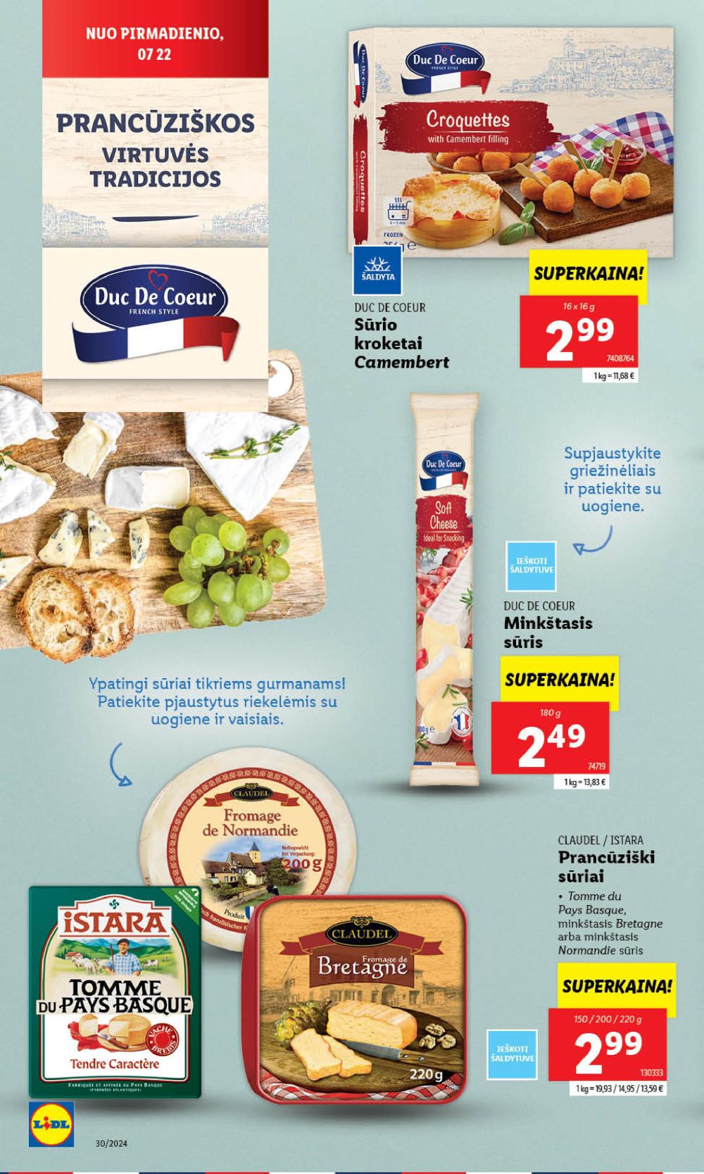 lidl - LIDL - Prancūzų virtuvės tradicijos (2024 07 22 - 2024 07 28) - page: 4