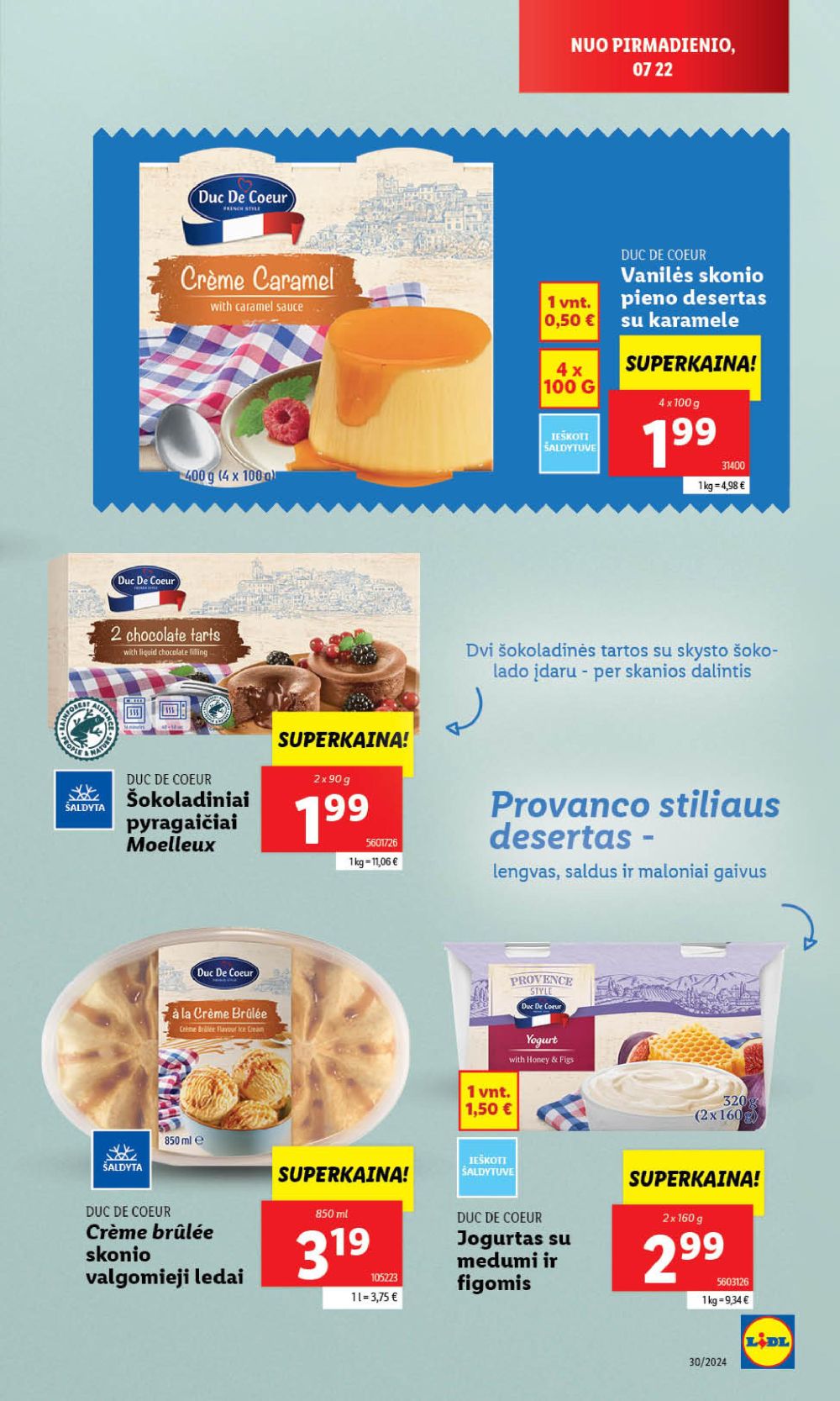 lidl - LIDL - Prancūzų virtuvės tradicijos (2024 07 22 - 2024 07 28) - page: 11