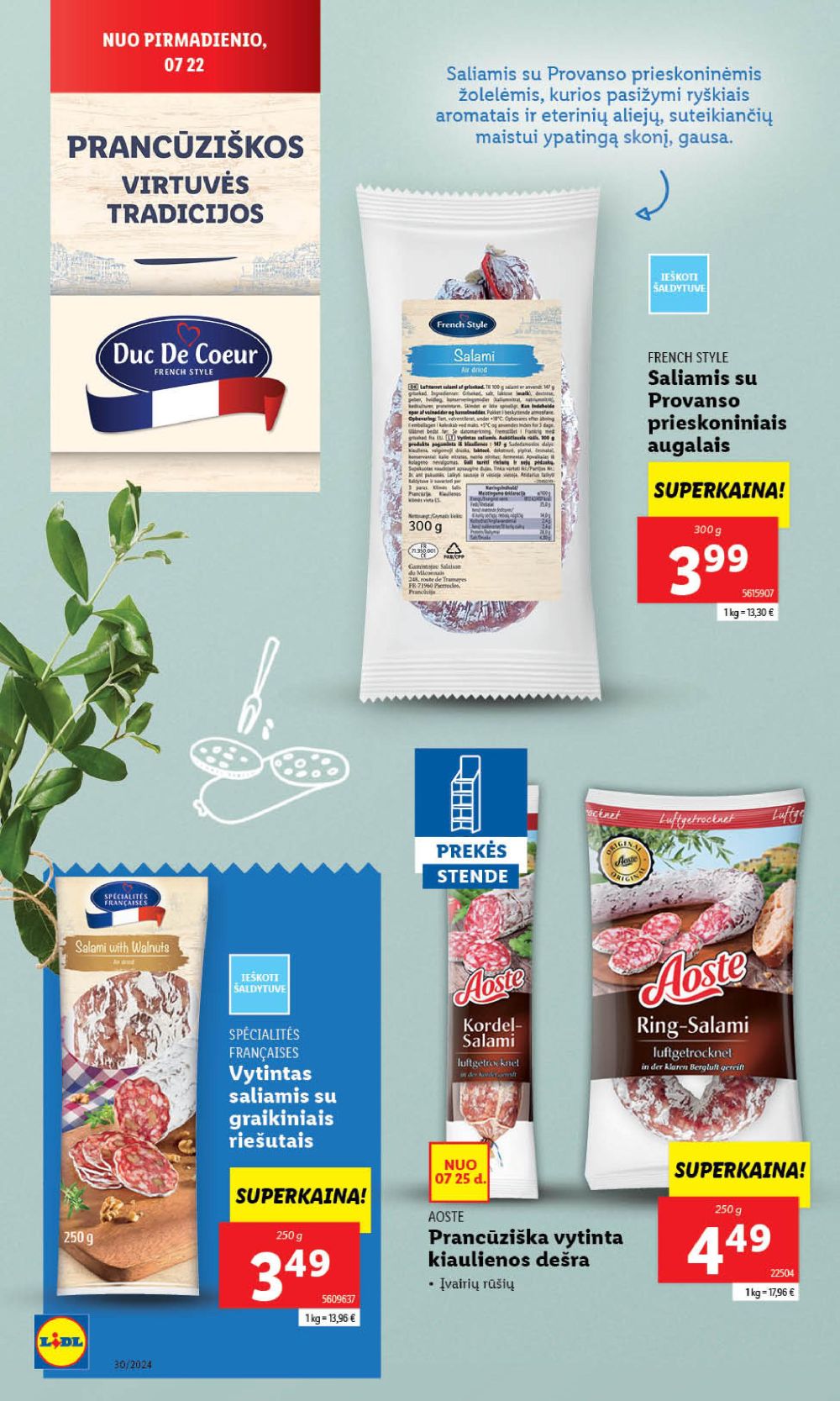 lidl - LIDL - Prancūzų virtuvės tradicijos (2024 07 22 - 2024 07 28) - page: 6