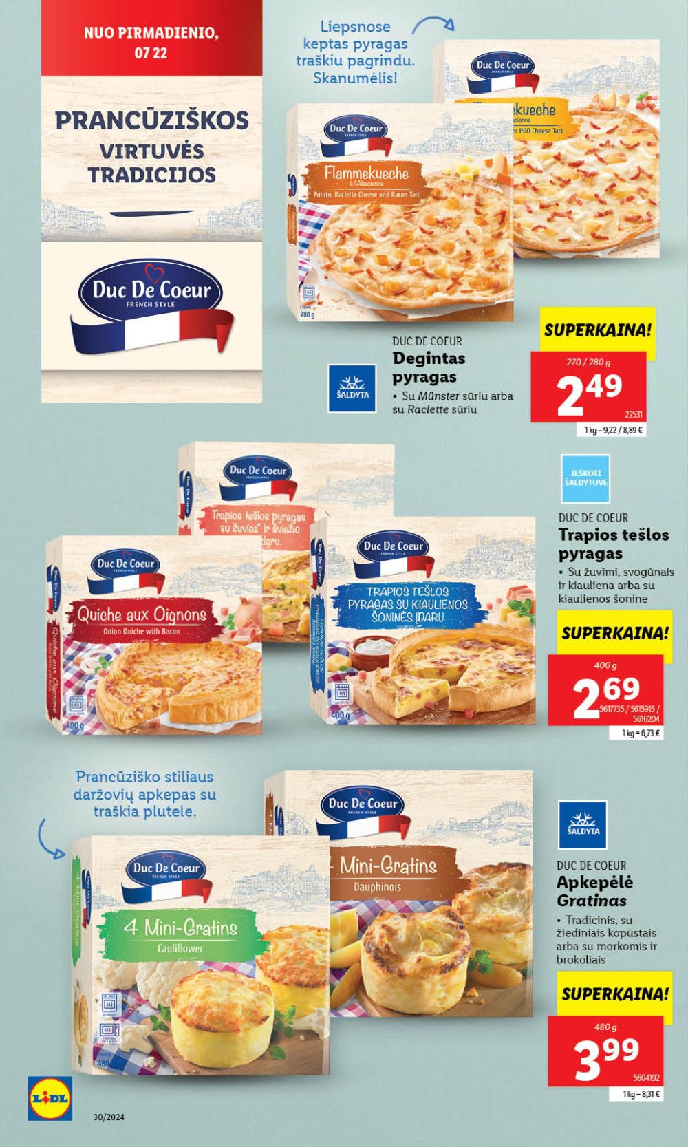 lidl - LIDL - Prancūzų virtuvės tradicijos (2024 07 22 - 2024 07 28) - page: 8