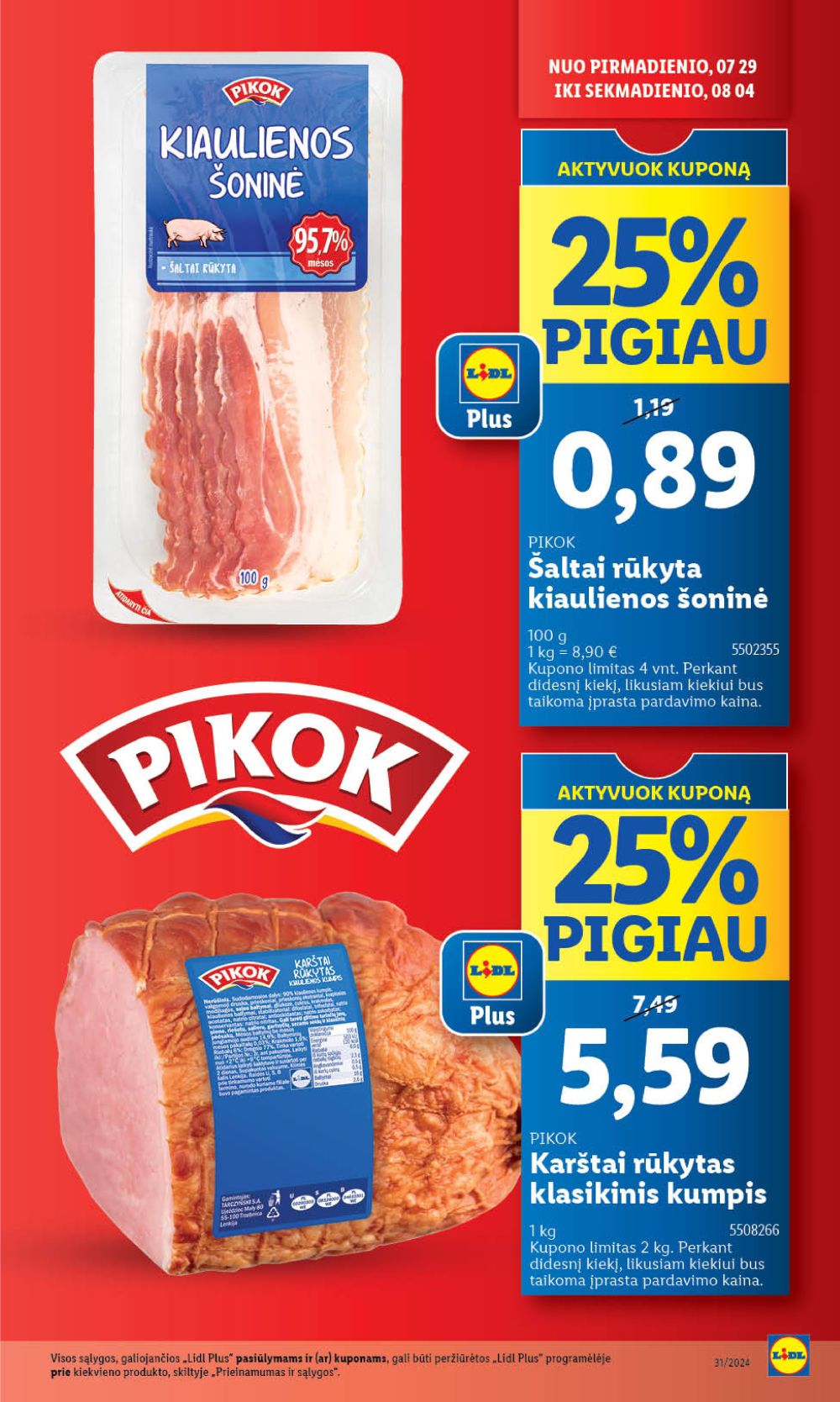 lidl - LIDL - Maisto prekių pasiūlymai (2024 07 29 - 2024 08 04) - page: 13