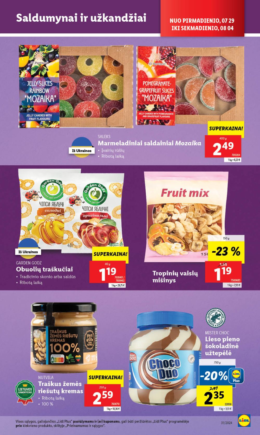 lidl - LIDL - Maisto prekių pasiūlymai (2024 07 29 - 2024 08 04) - page: 29