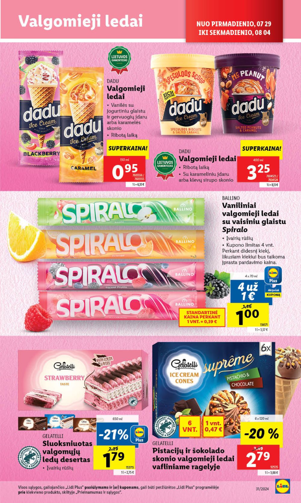 lidl - LIDL - Maisto prekių pasiūlymai (2024 07 29 - 2024 08 04) - page: 23