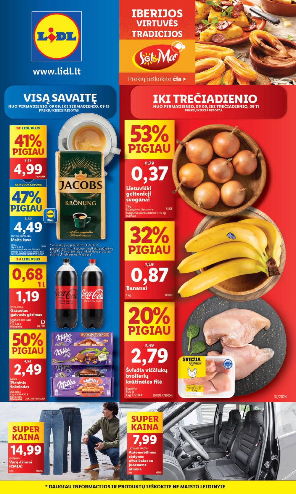 lidl - LIDL - Maisto prekių pasiūlymai (2024 09 09 - 2024 09 15)