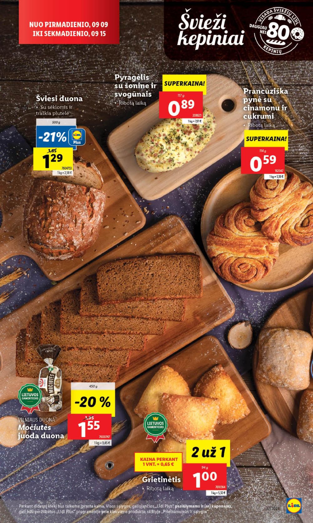 lidl - LIDL - Maisto prekių pasiūlymai (2024 09 09 - 2024 09 15) - page: 22