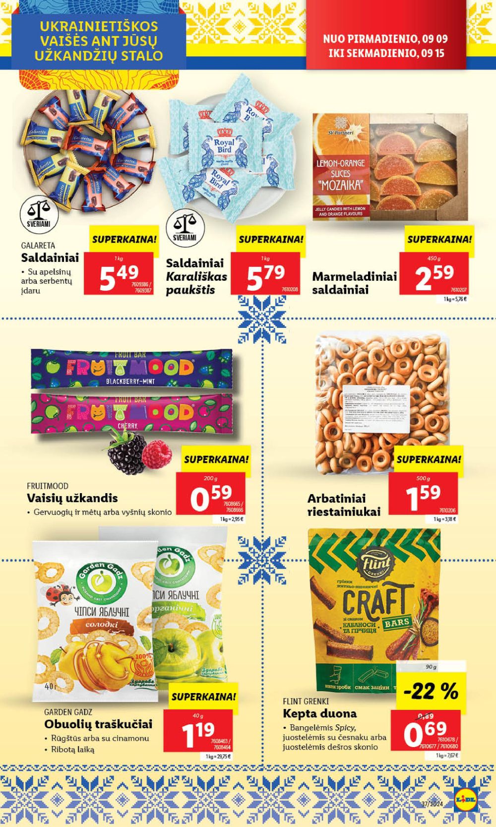 lidl - LIDL - Maisto prekių pasiūlymai (2024 09 09 - 2024 09 15) - page: 29