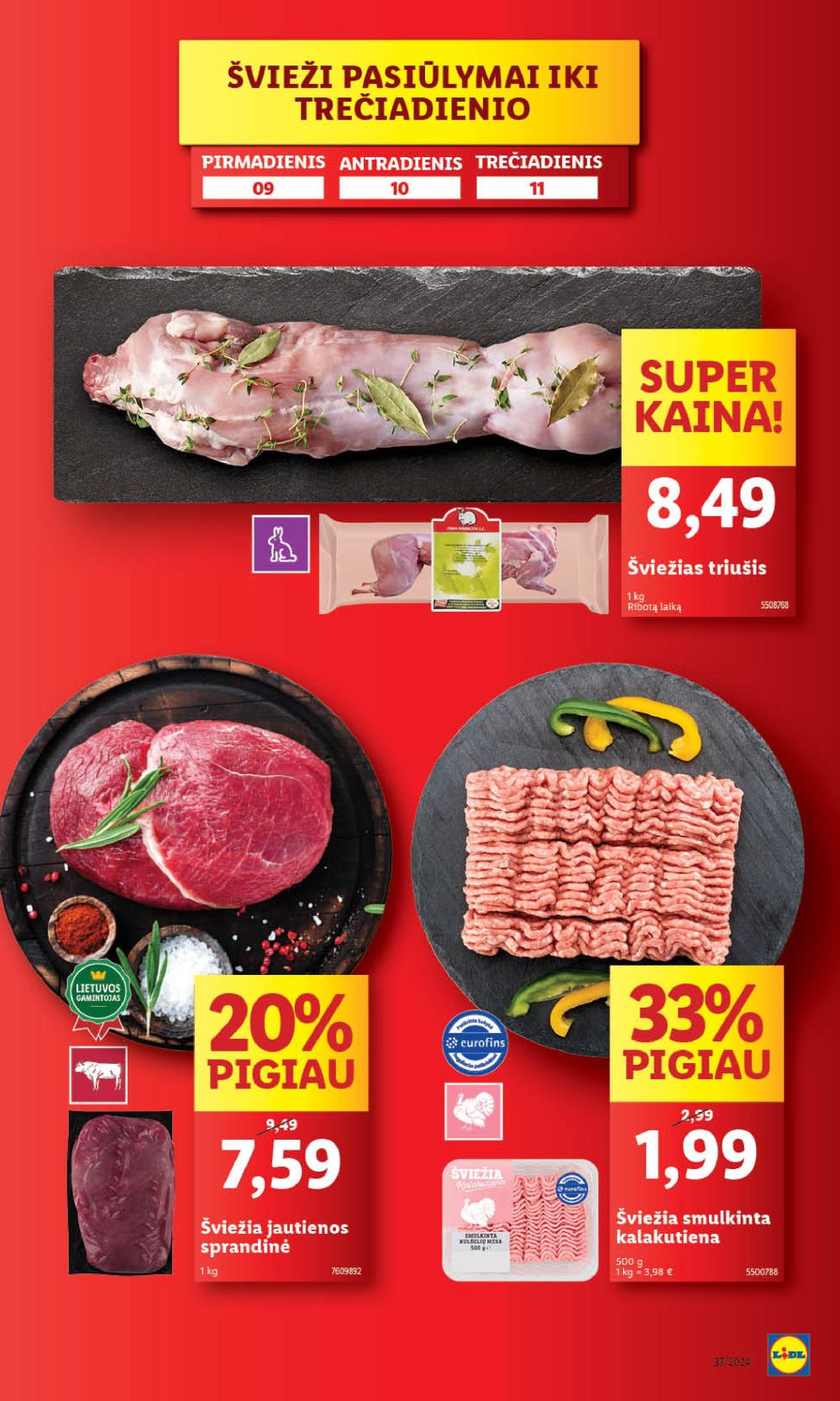 lidl - LIDL - Maisto prekių pasiūlymai (2024 09 09 - 2024 09 15) - page: 4