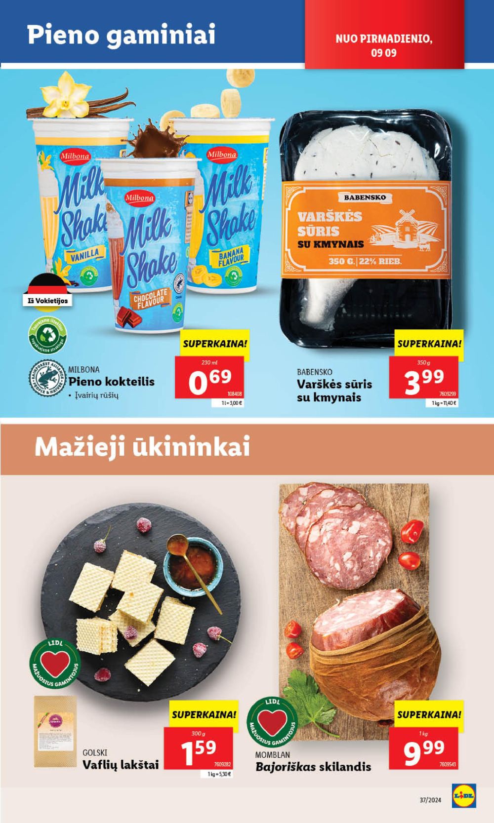 lidl - LIDL - Maisto prekių pasiūlymai (2024 09 09 - 2024 09 15) - page: 25