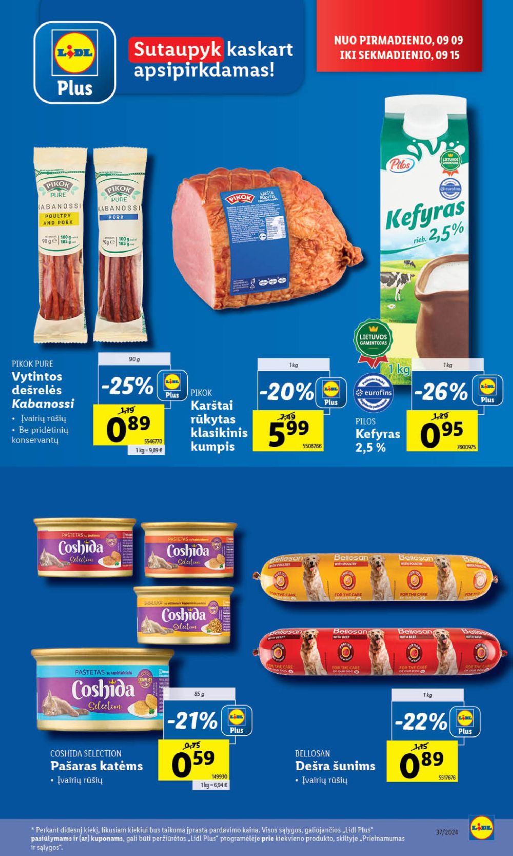 lidl - LIDL - Maisto prekių pasiūlymai (2024 09 09 - 2024 09 15) - page: 21