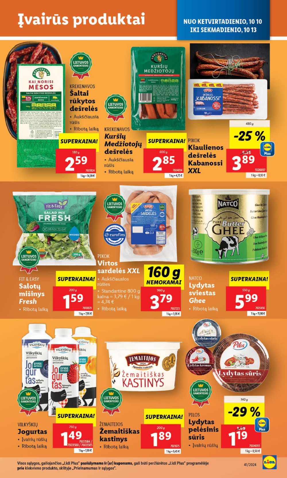 lidl - LIDL - Maisto prekių pasiūlymai (2024 10 07 - 2024 10 13) - page: 41