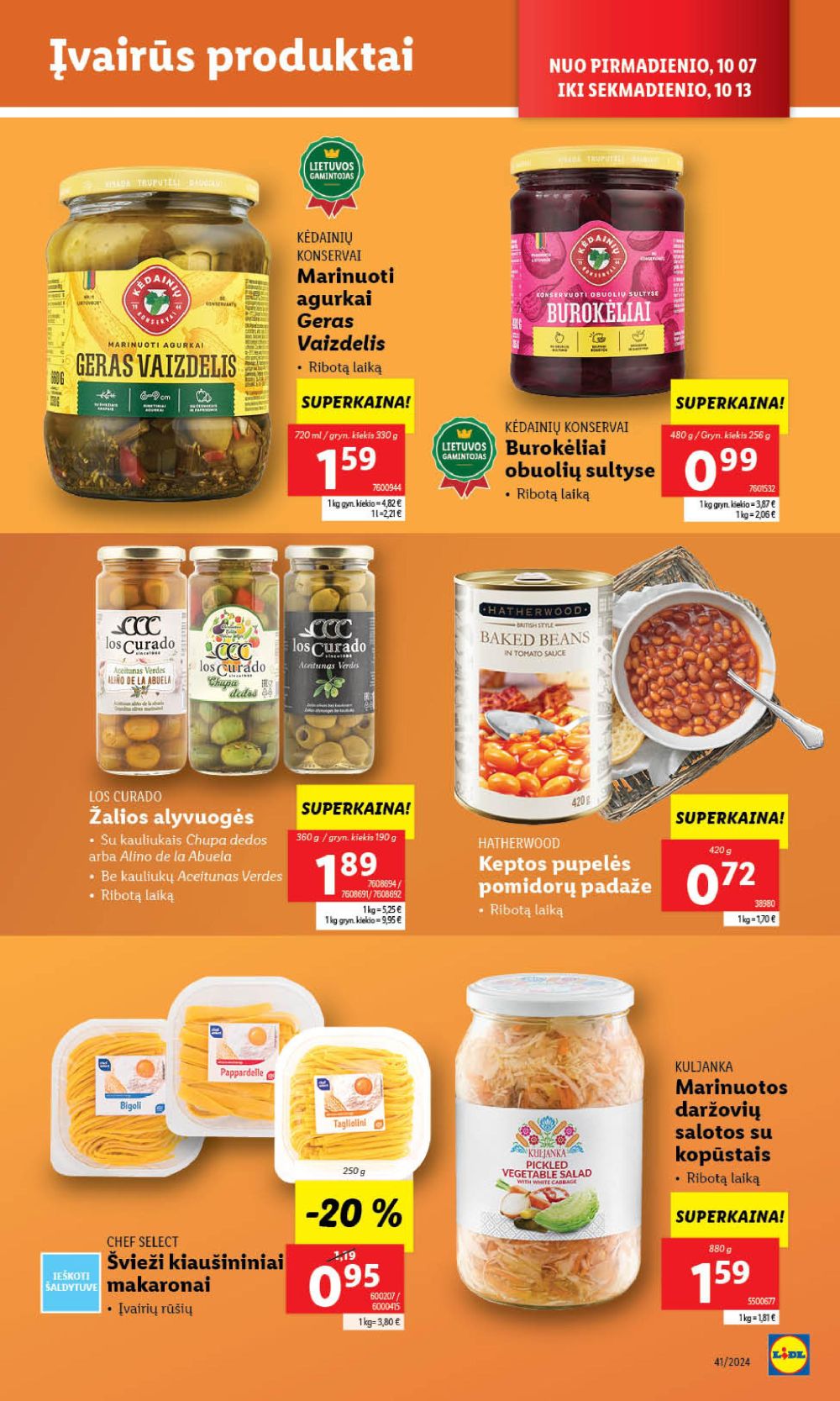 lidl - LIDL - Maisto prekių pasiūlymai (2024 10 07 - 2024 10 13) - page: 30