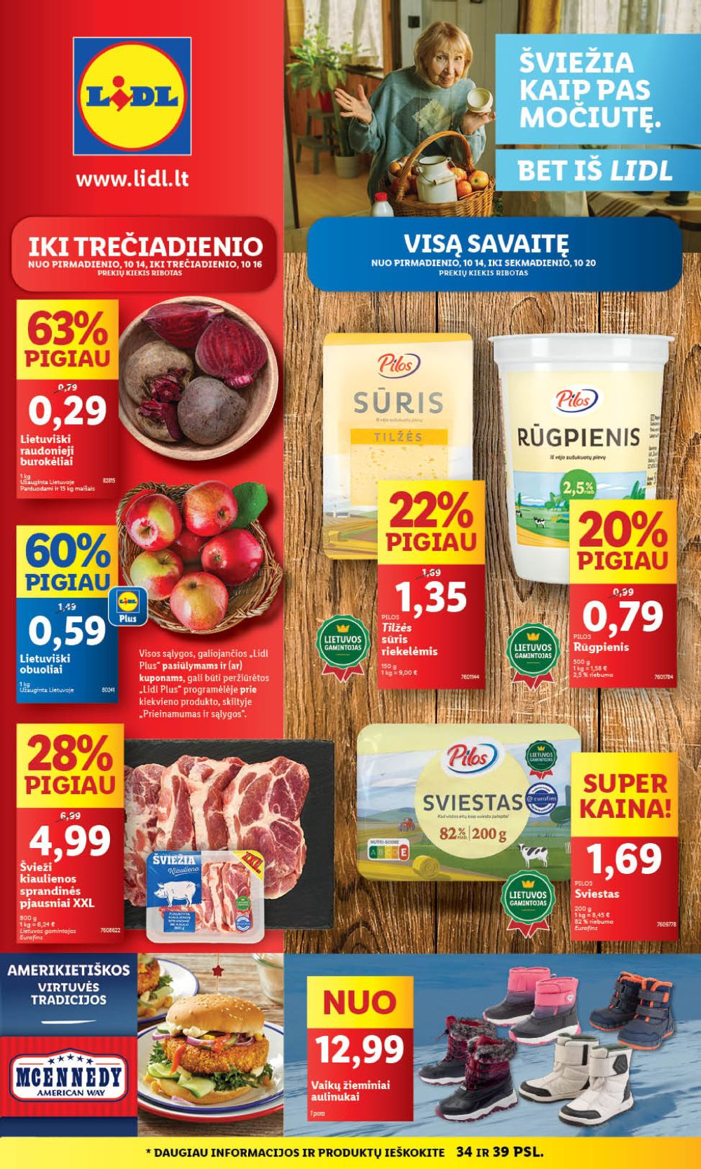 lidl - LIDL - Maisto prekių pasiūlymai (2024 10 14 - 2024 10 20)