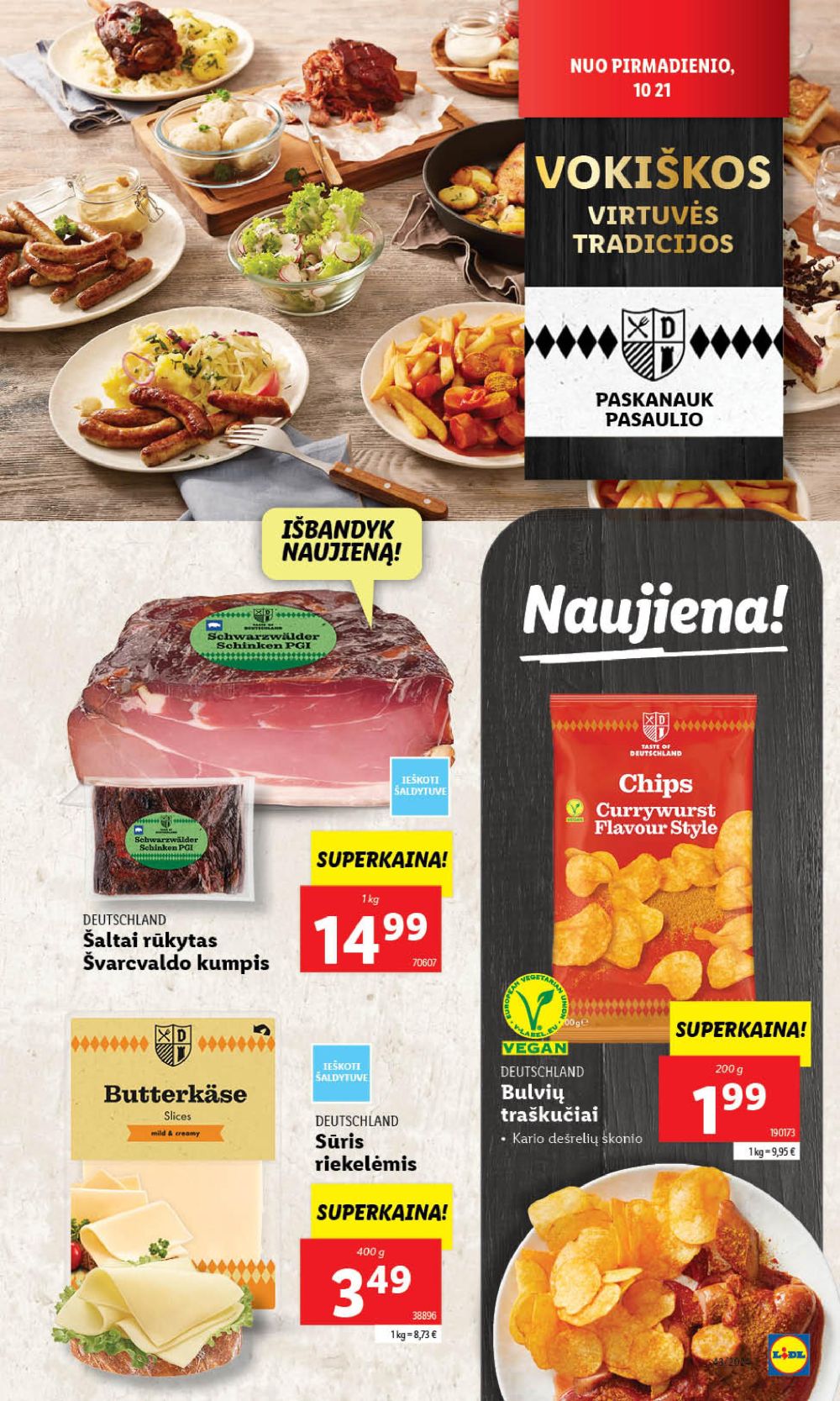 lidl - LIDL - Vokiškos virtuvės tradicijos (2024 10 21 - 2024 10 27)