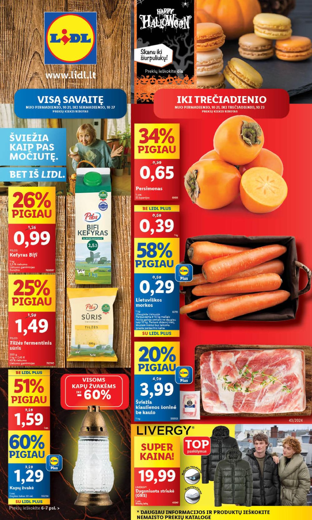 lidl - LIDL - Maisto prekių pasiūlymai (2024 10 21 - 2024 10 27)