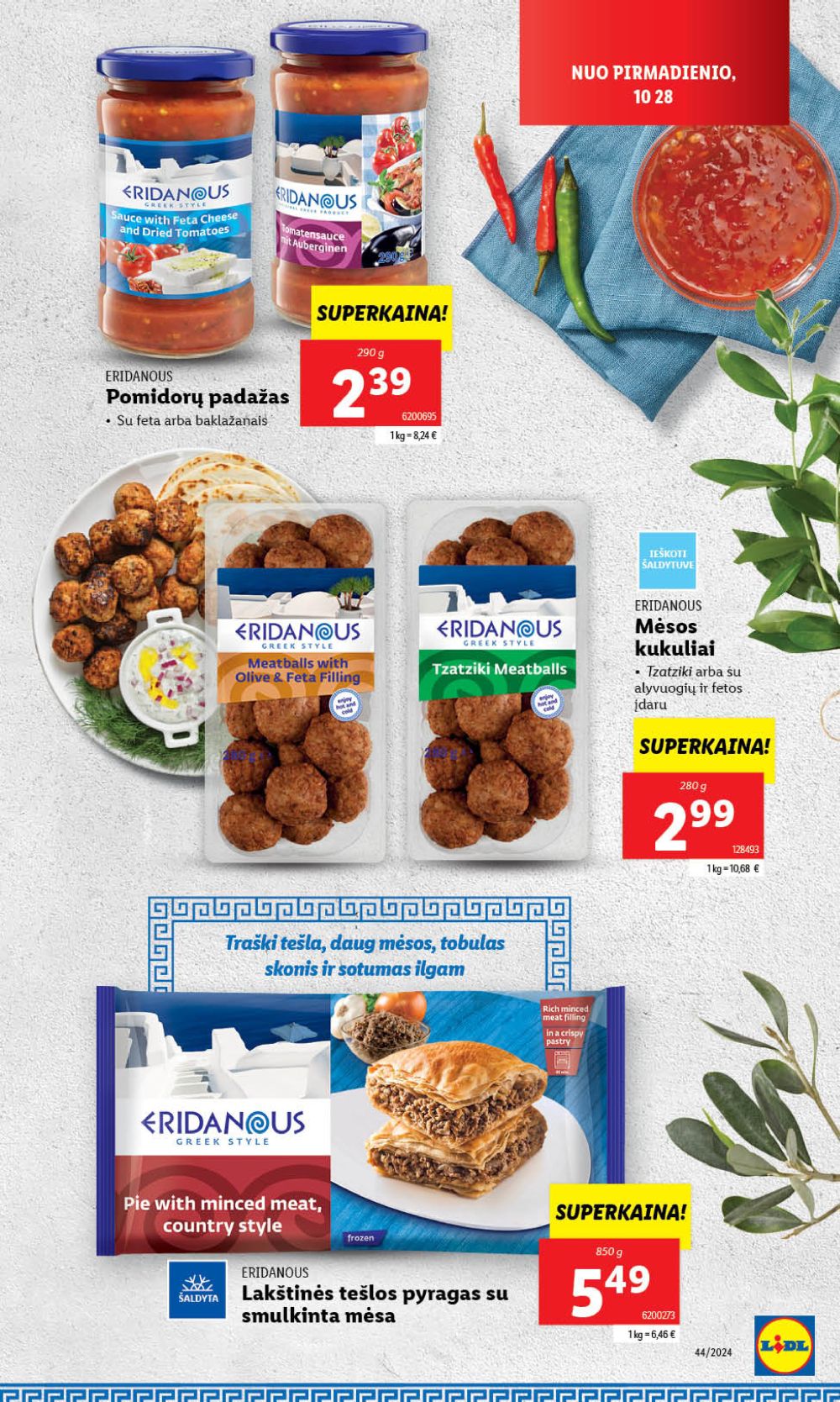 lidl - LIDL - Graikiškos virtuvės tradicijos (2024 10 28 - 2024 11 03) - page: 13