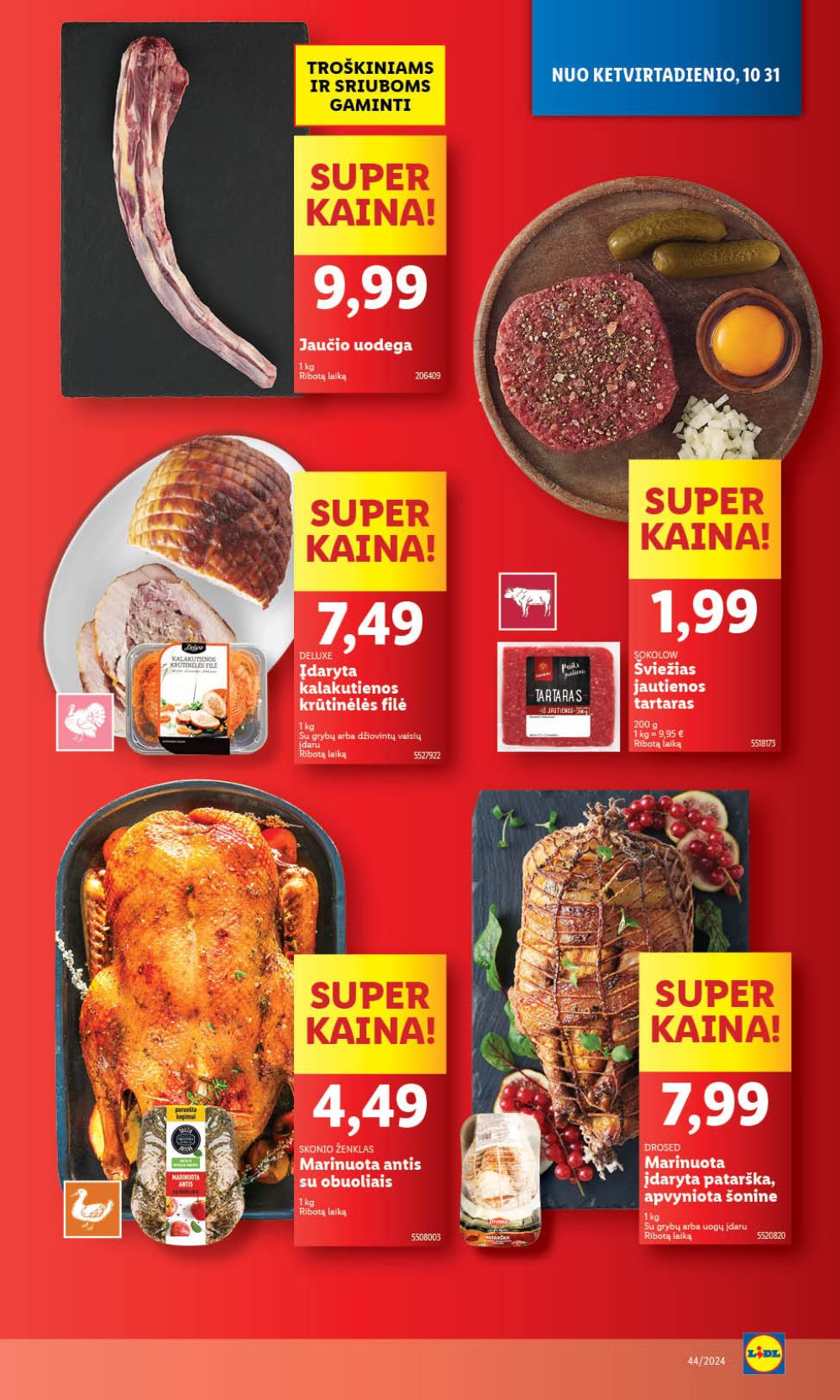 lidl - LIDL - Maisto prekių pasiūlymai (2024 10 28 - 2024 11 03) - page: 43