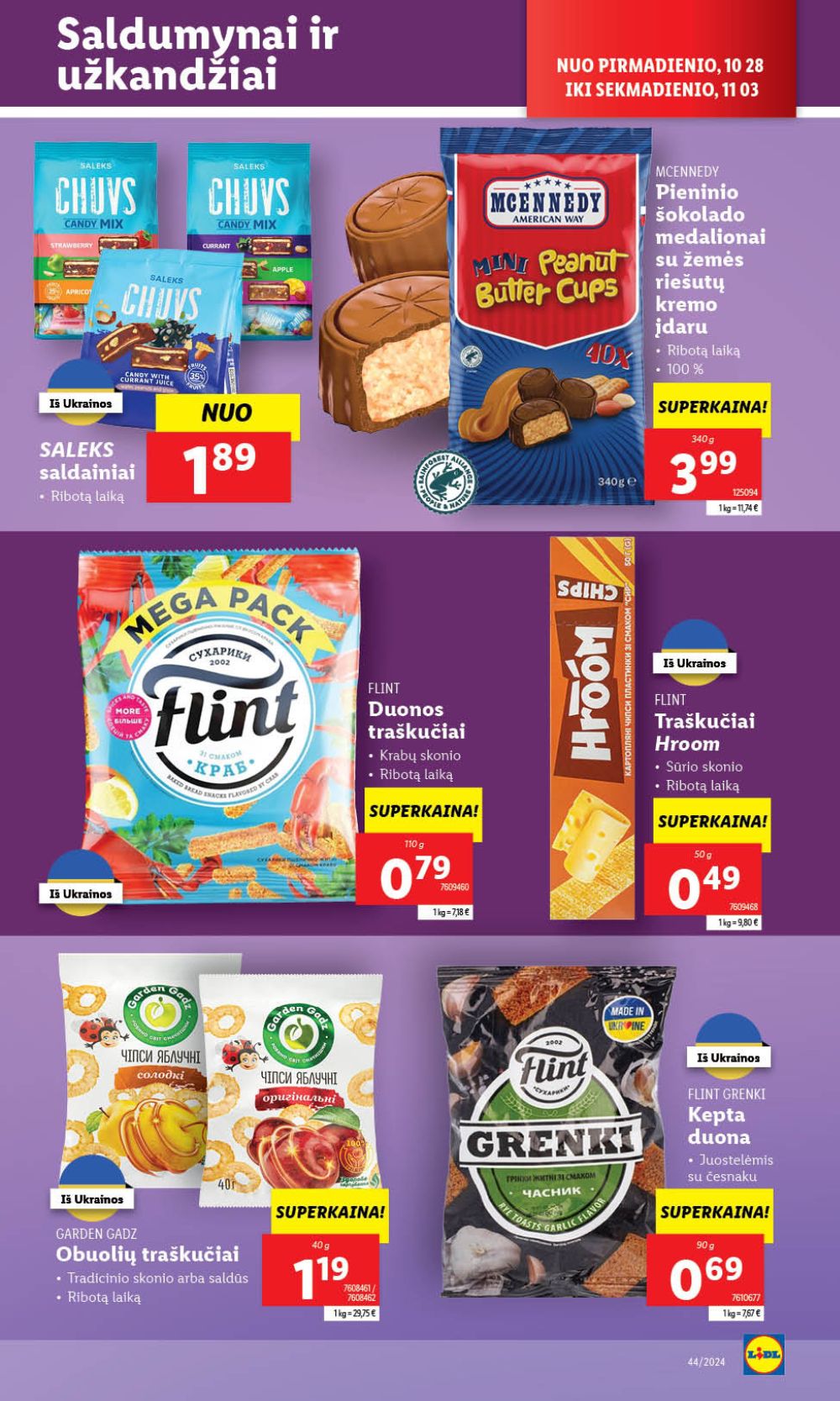 lidl - LIDL - Maisto prekių pasiūlymai (2024 10 28 - 2024 11 03) - page: 33