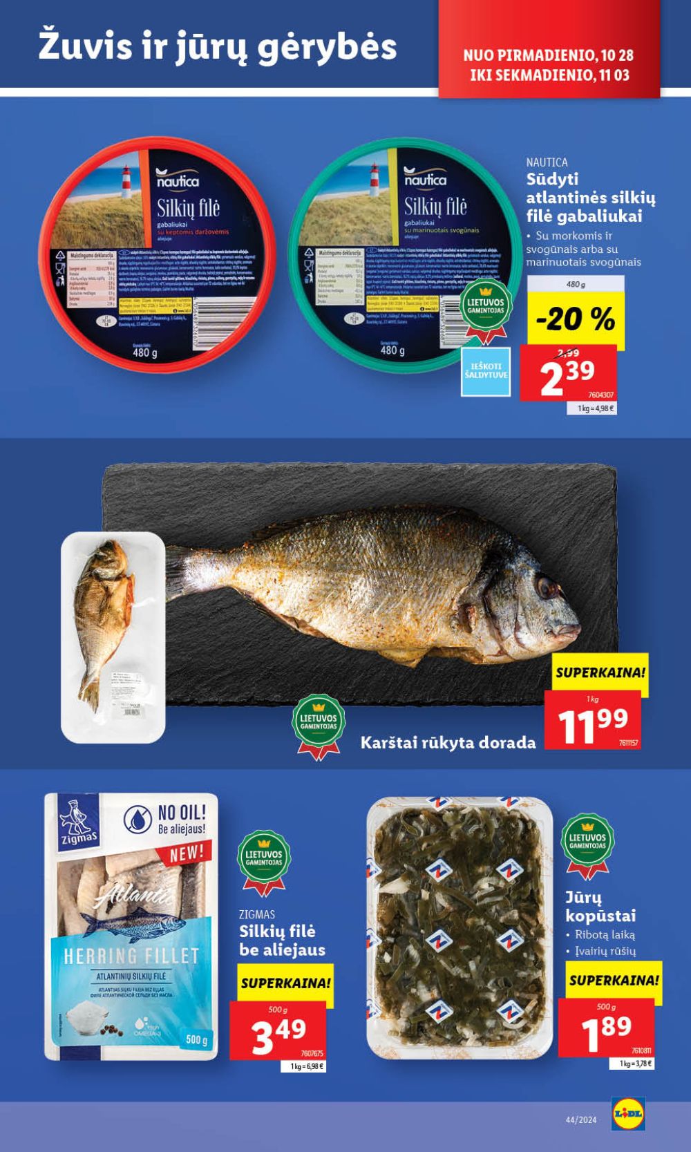 lidl - LIDL - Maisto prekių pasiūlymai (2024 10 28 - 2024 11 03) - page: 29